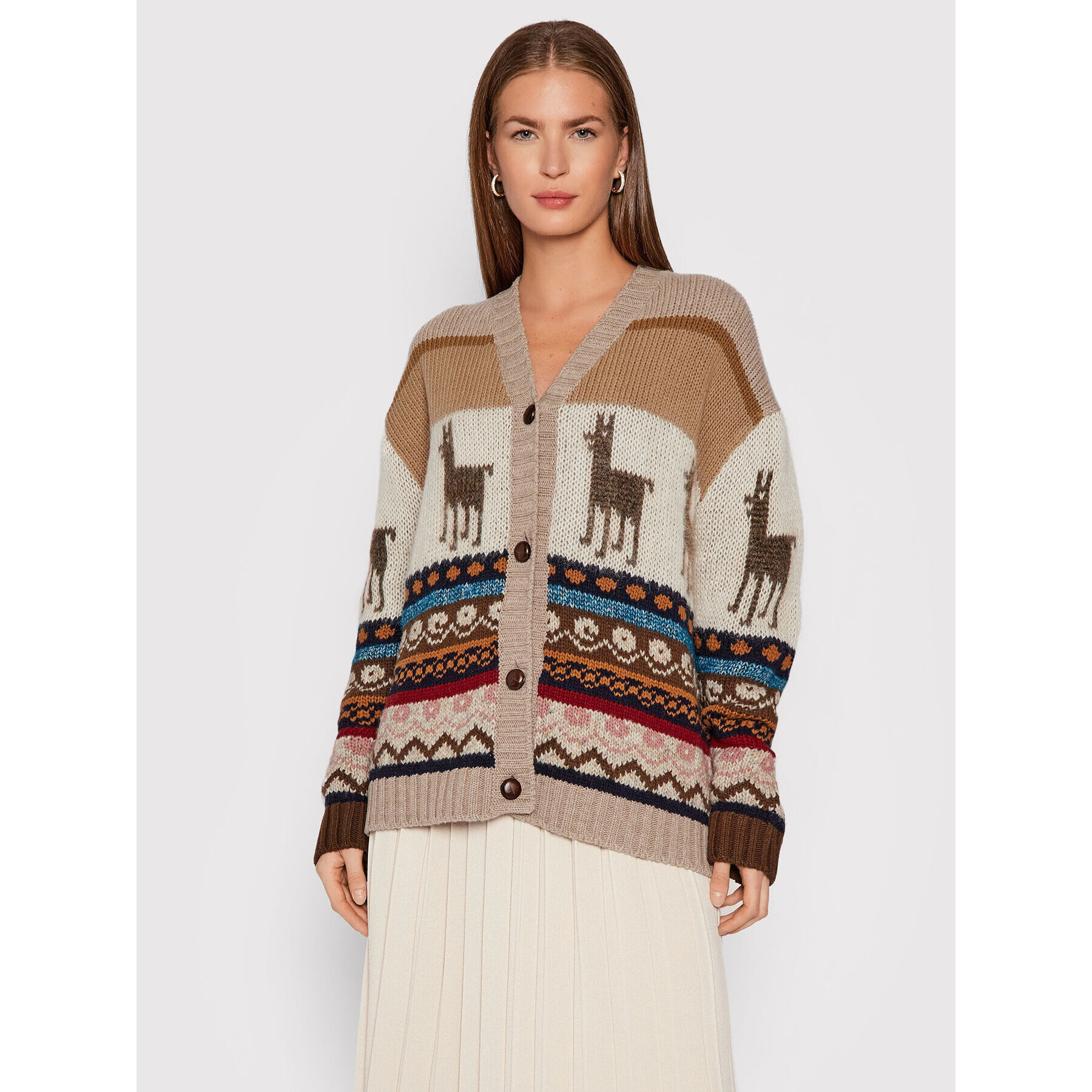 Weekend Max Mara Кардиган Distel 53460613 Цветен Regular Fit - Pepit.bg