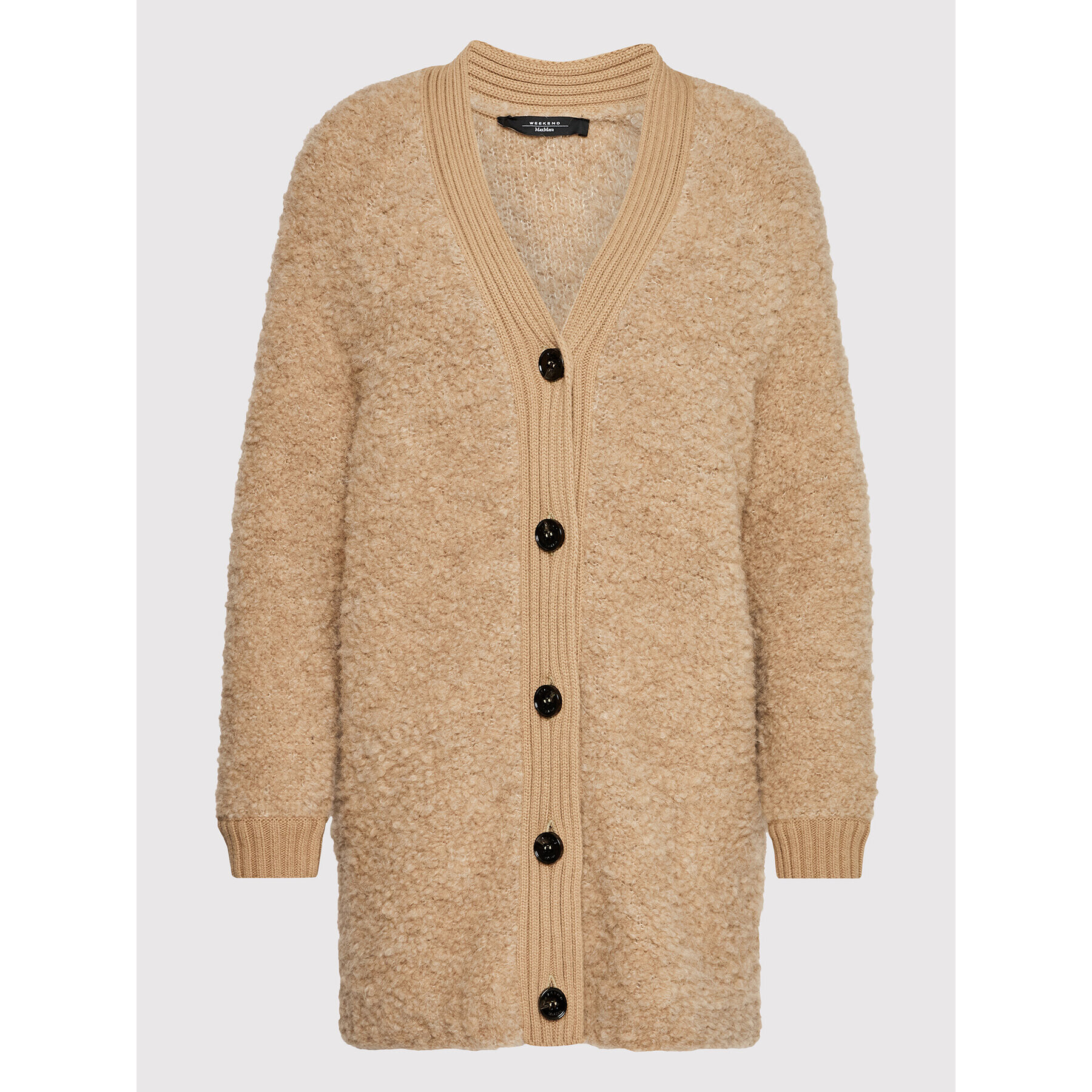 Weekend Max Mara Кардиган Enfasi 53160129 Кафяв Regular Fit - Pepit.bg