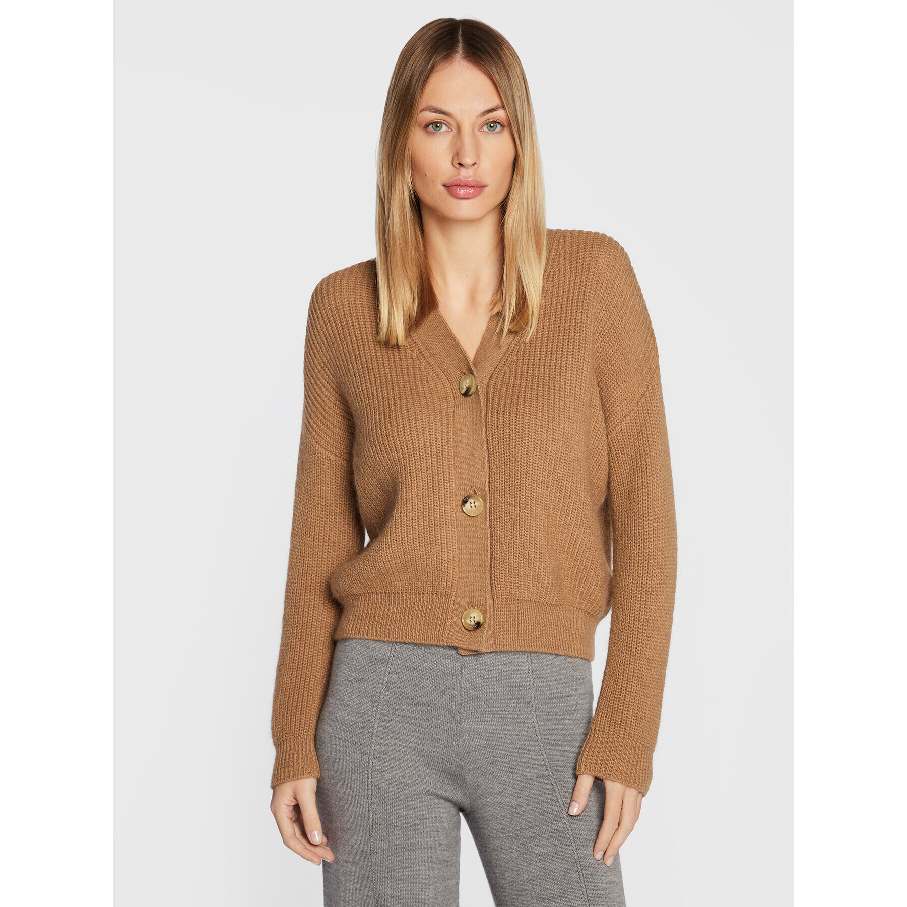 Weekend Max Mara Кардиган Falla 53460123 Бежов Regular Fit - Pepit.bg