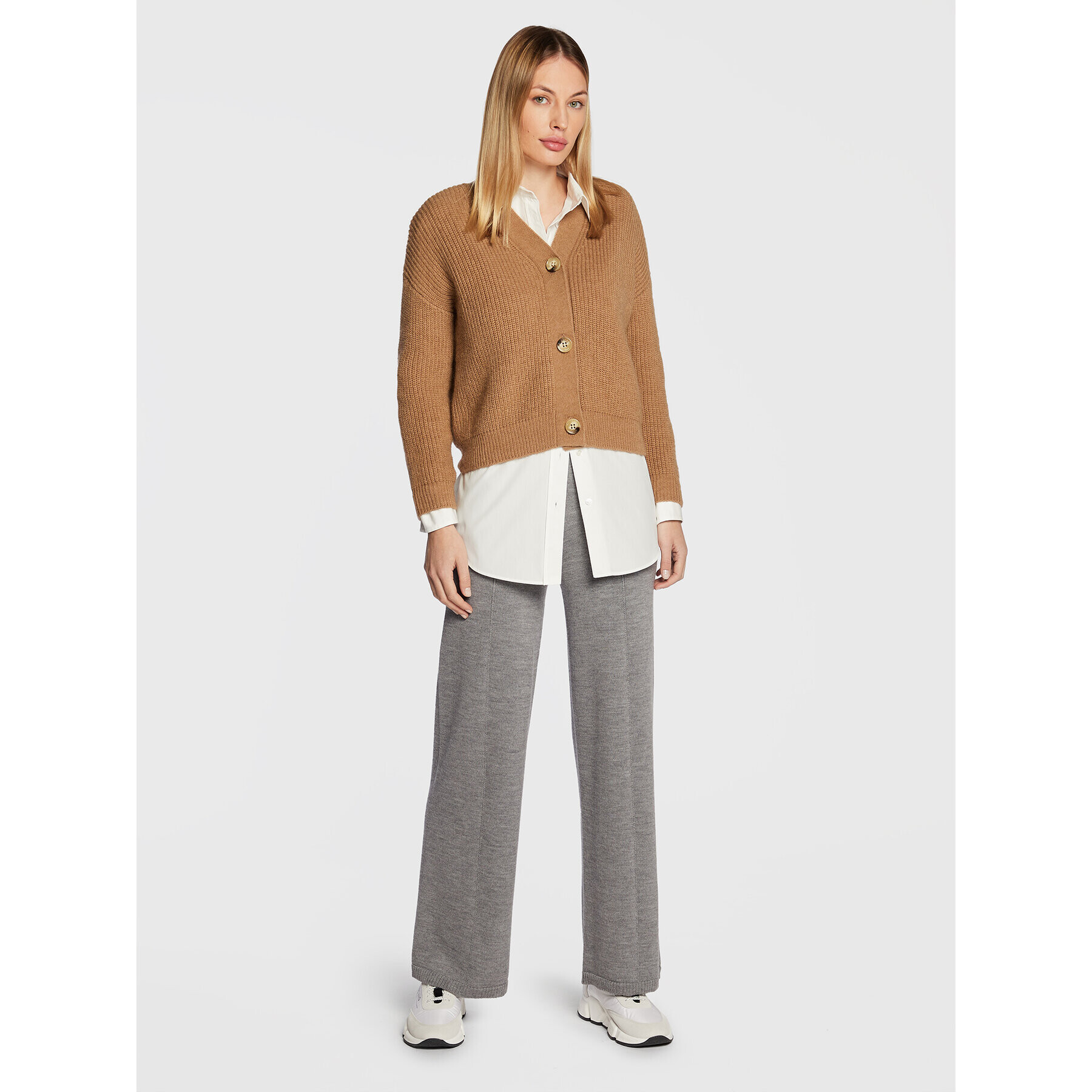 Weekend Max Mara Кардиган Falla 53460123 Бежов Regular Fit - Pepit.bg
