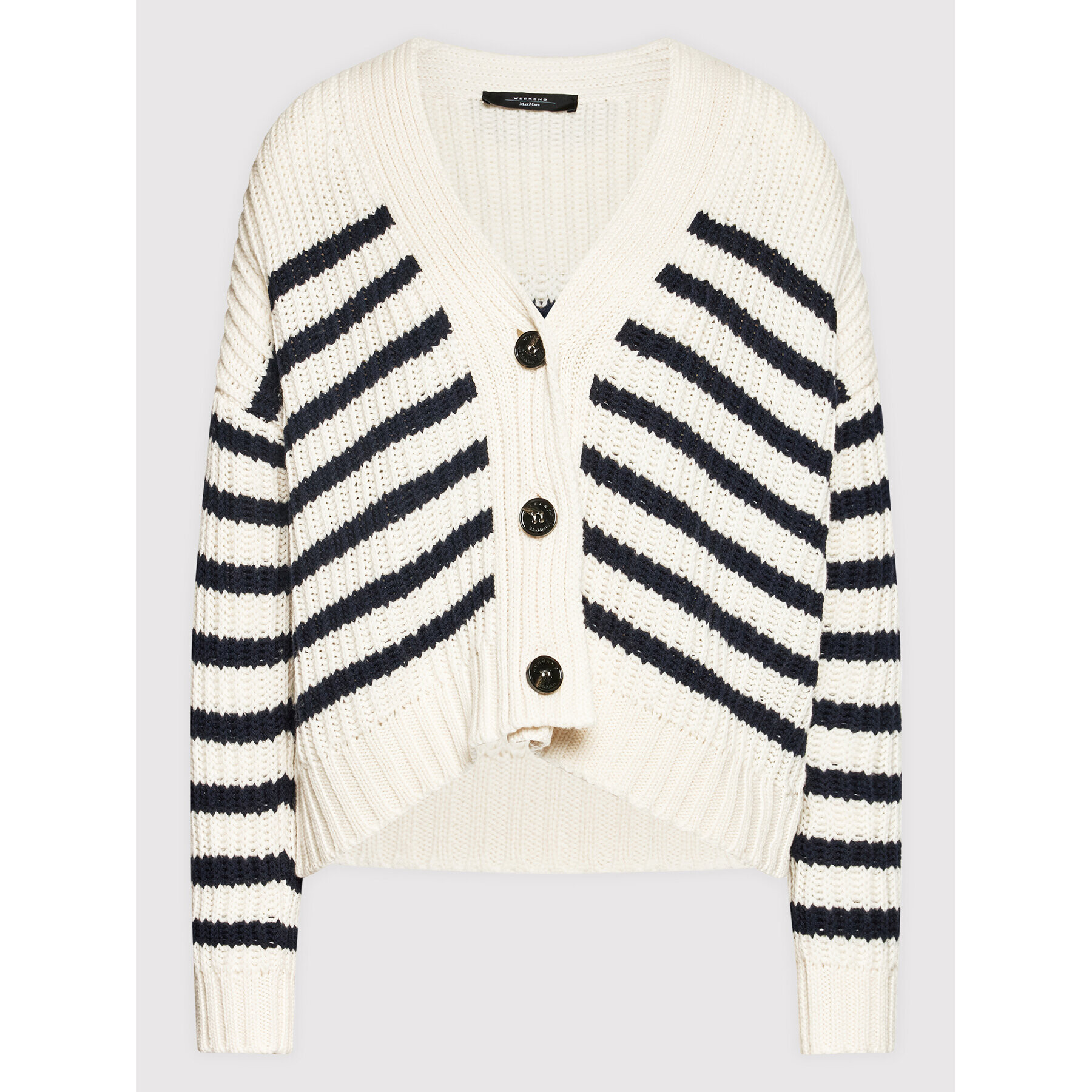 Weekend Max Mara Кардиган Sacco 53410327 Бежов Regular Fit - Pepit.bg