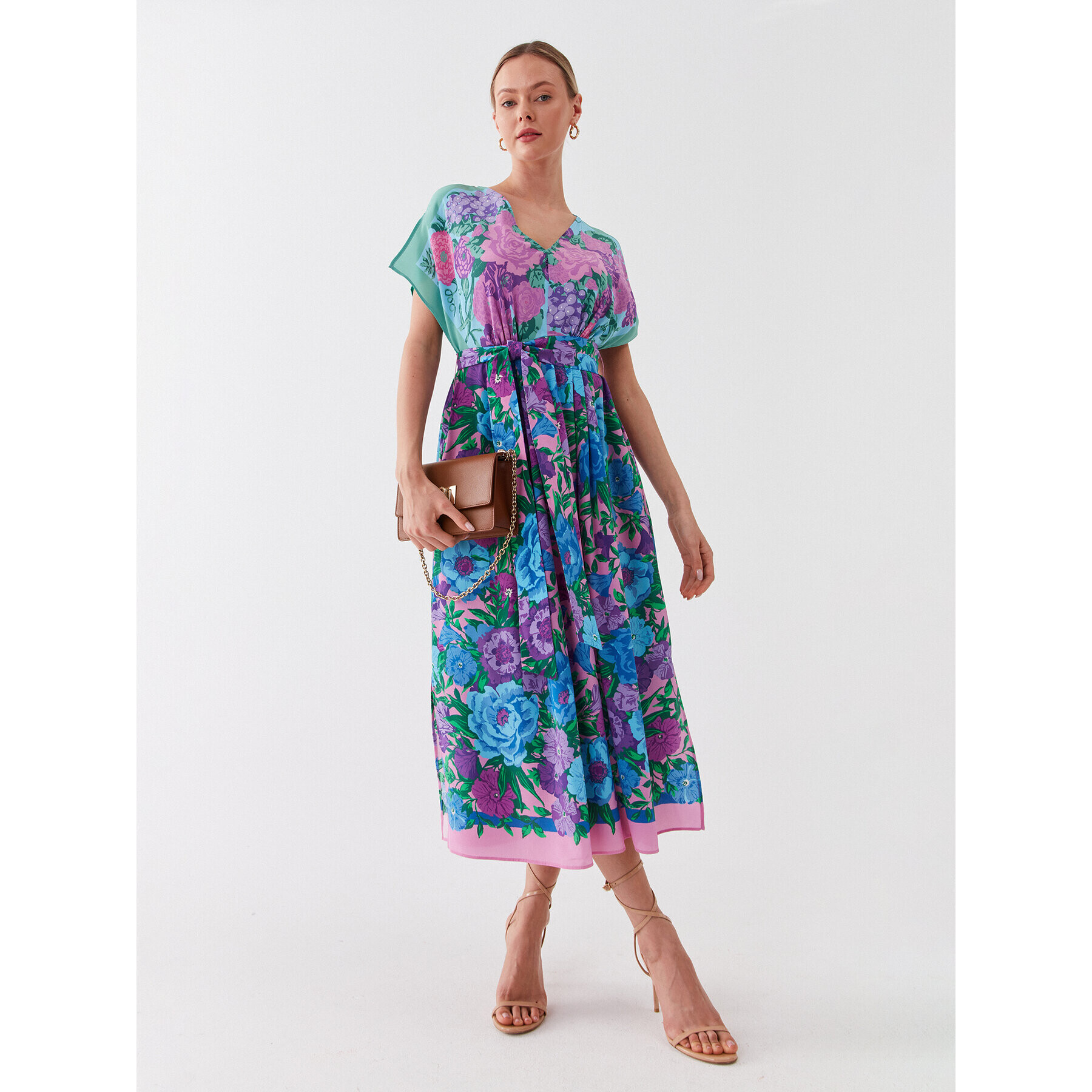 Weekend Max Mara Коктейлна рокля 2352210431 Цветен Regular Fit - Pepit.bg