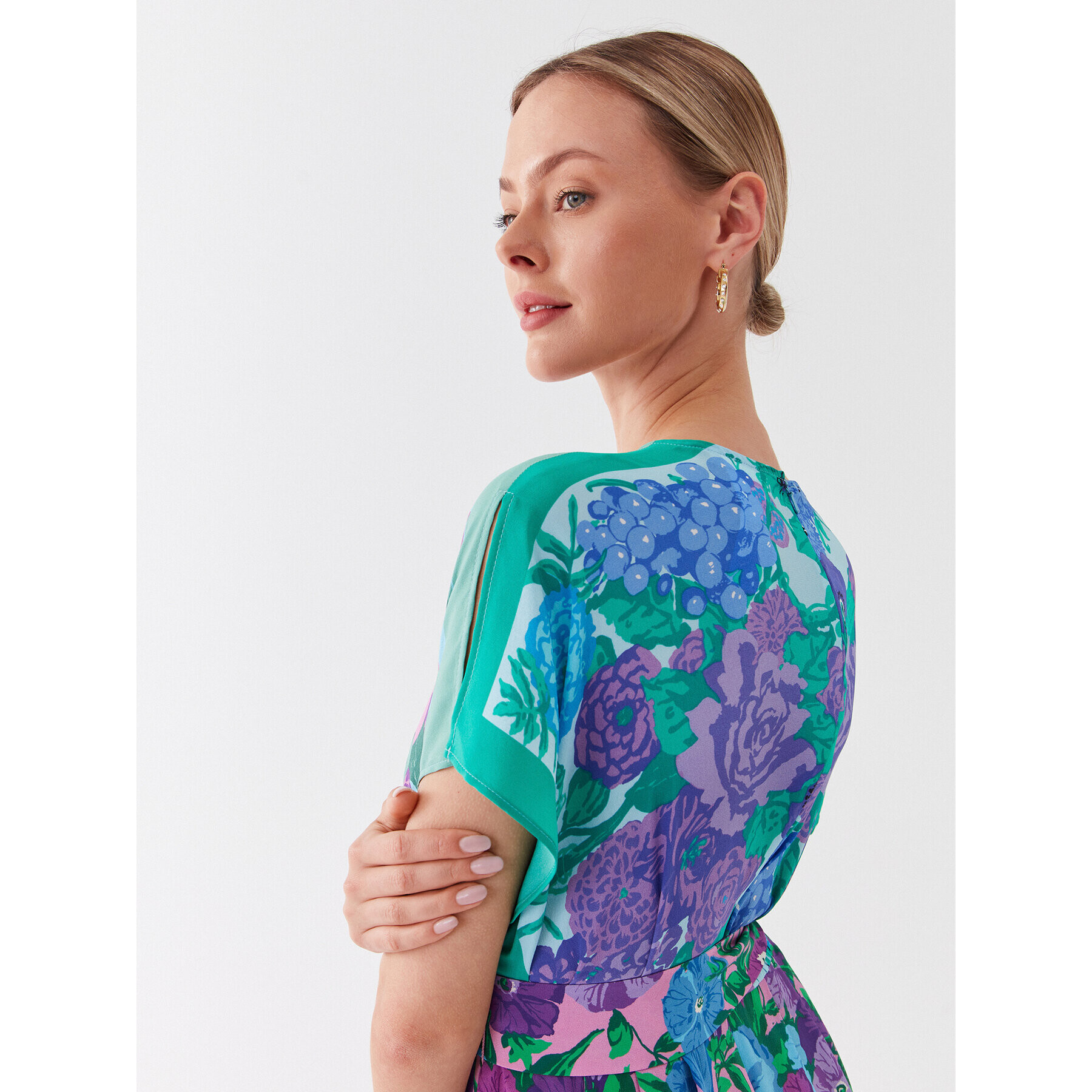 Weekend Max Mara Коктейлна рокля 2352210431 Цветен Regular Fit - Pepit.bg
