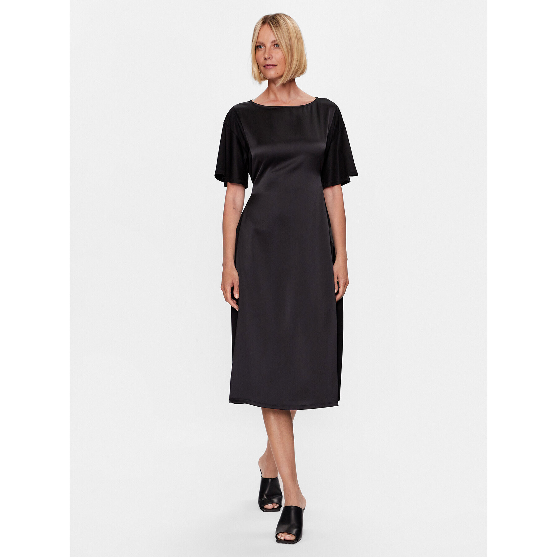 Weekend Max Mara Коктейлна рокля Minnie 23562607 Черен Regular Fit - Pepit.bg