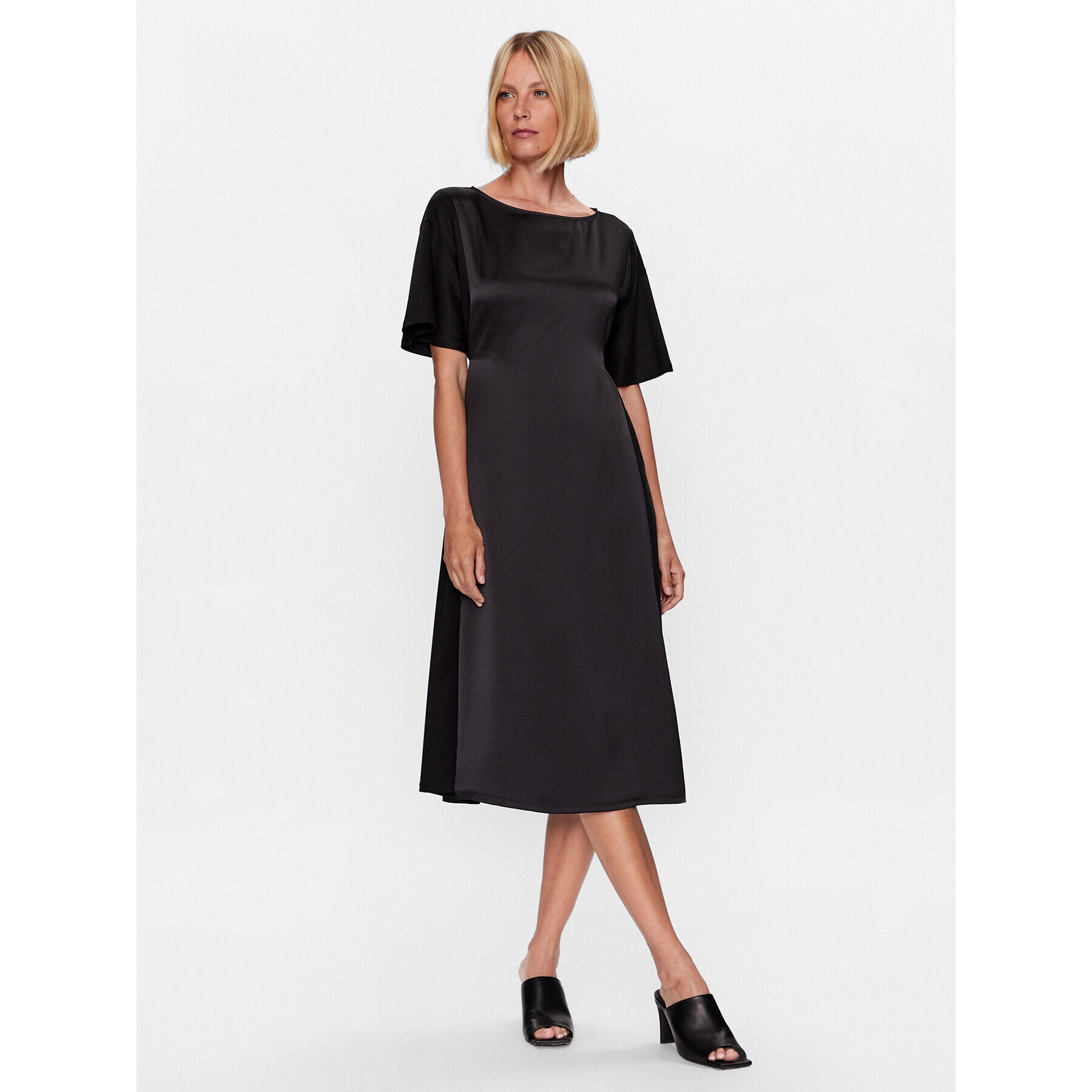 Weekend Max Mara Коктейлна рокля Minnie 23562607 Черен Regular Fit - Pepit.bg