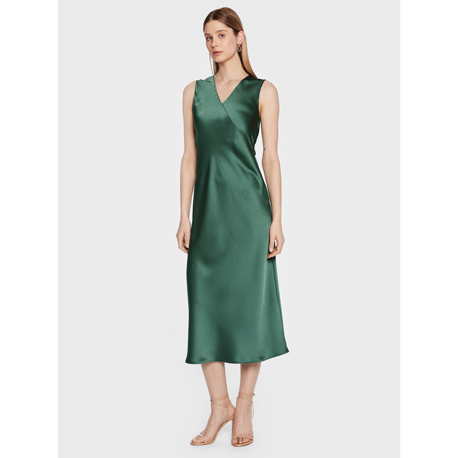 Weekend Max Mara Коктейлна рокля Pietra 23522110 Зелен Regular Fit - Pepit.bg