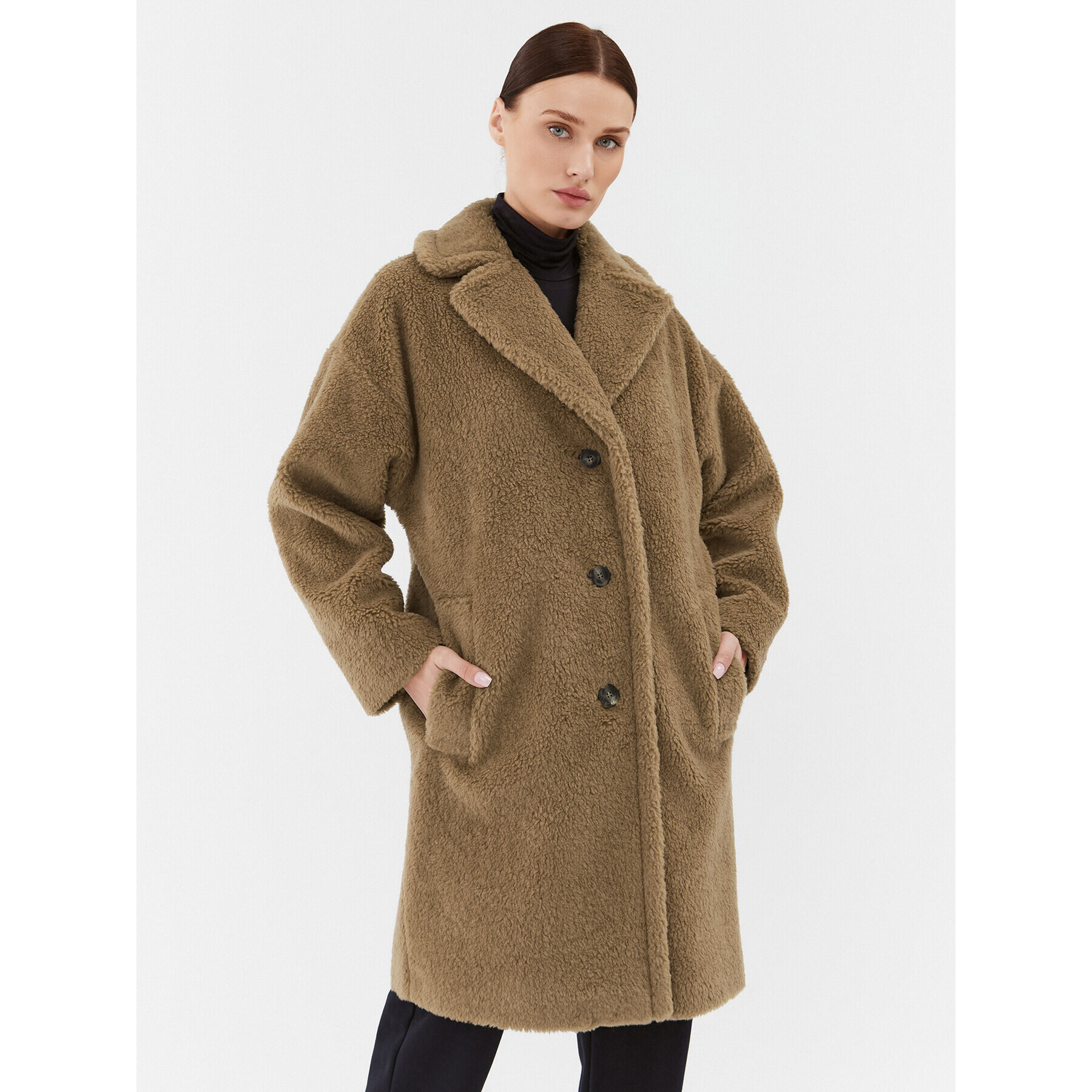 Weekend Max Mara Кожух Veber 2350161533650 Кафяв Regular Fit - Pepit.bg