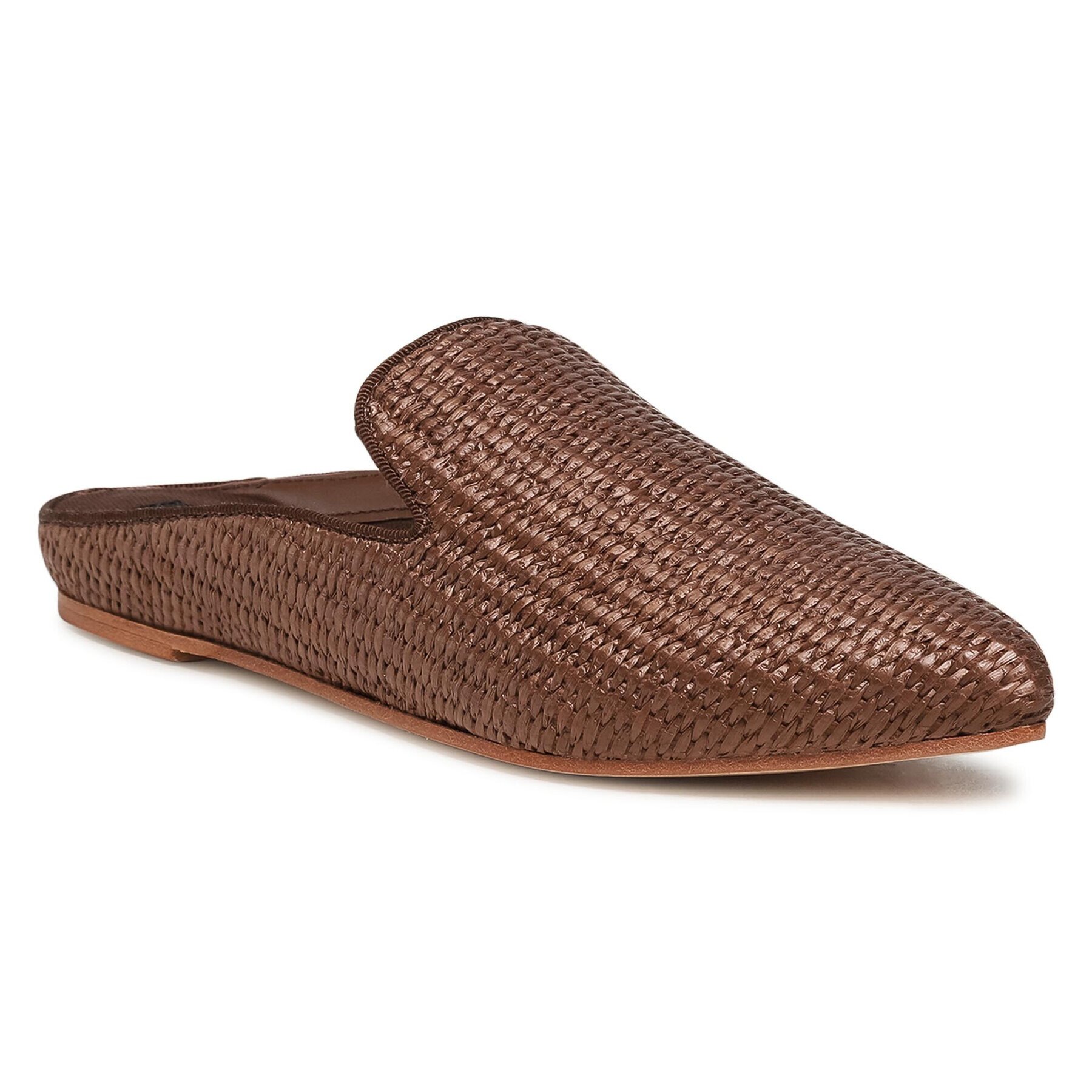 Weekend Max Mara Пантофи Tela 55211714670 Кафяв - Pepit.bg