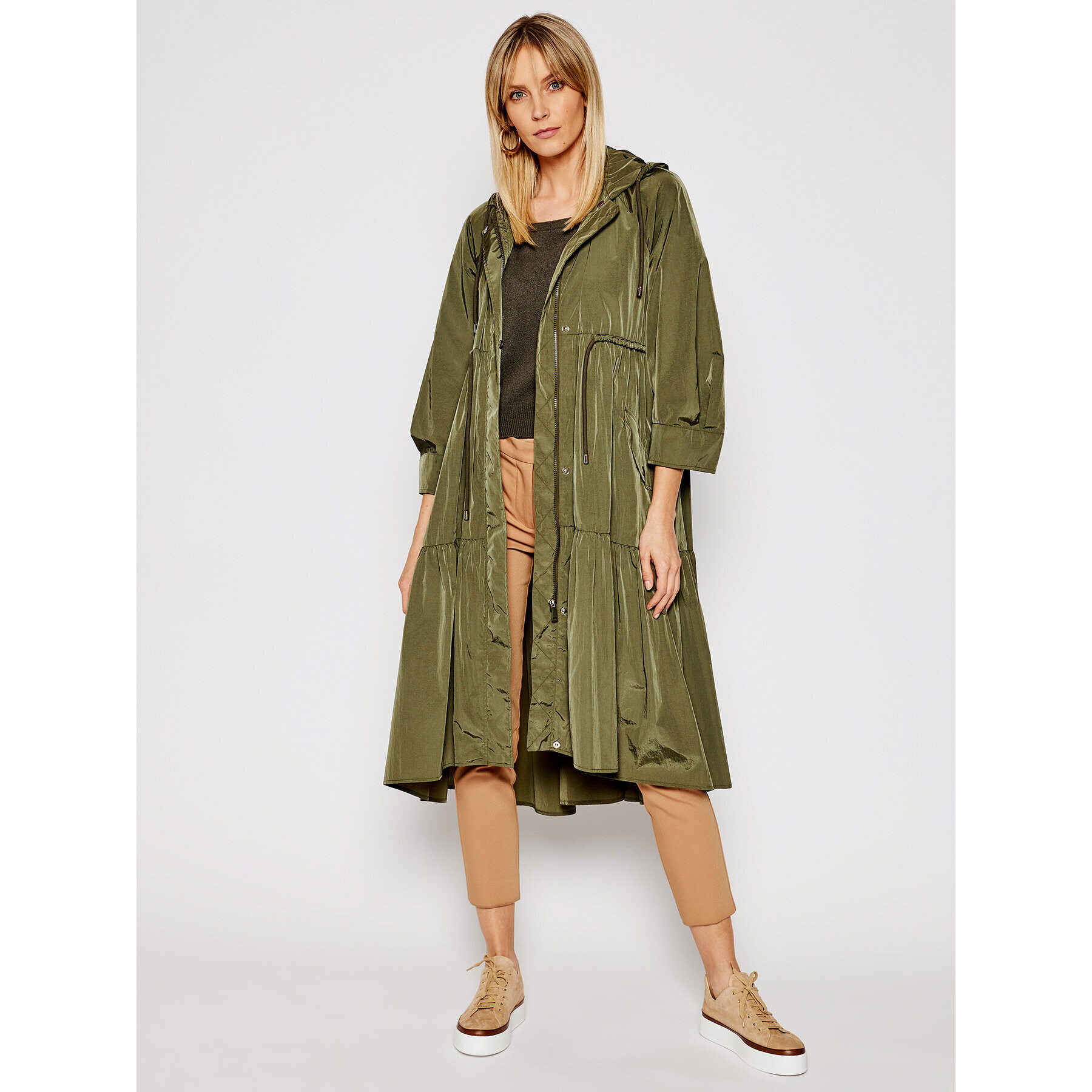 Weekend Max Mara Парка Nora 50210517 Зелен Regular Fit - Pepit.bg
