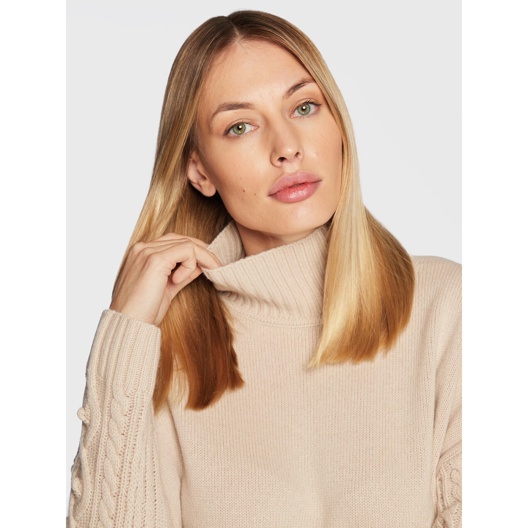 Weekend Max Mara Плетена рокля Ricard 53260123 Бежов Relaxed Fit - Pepit.bg