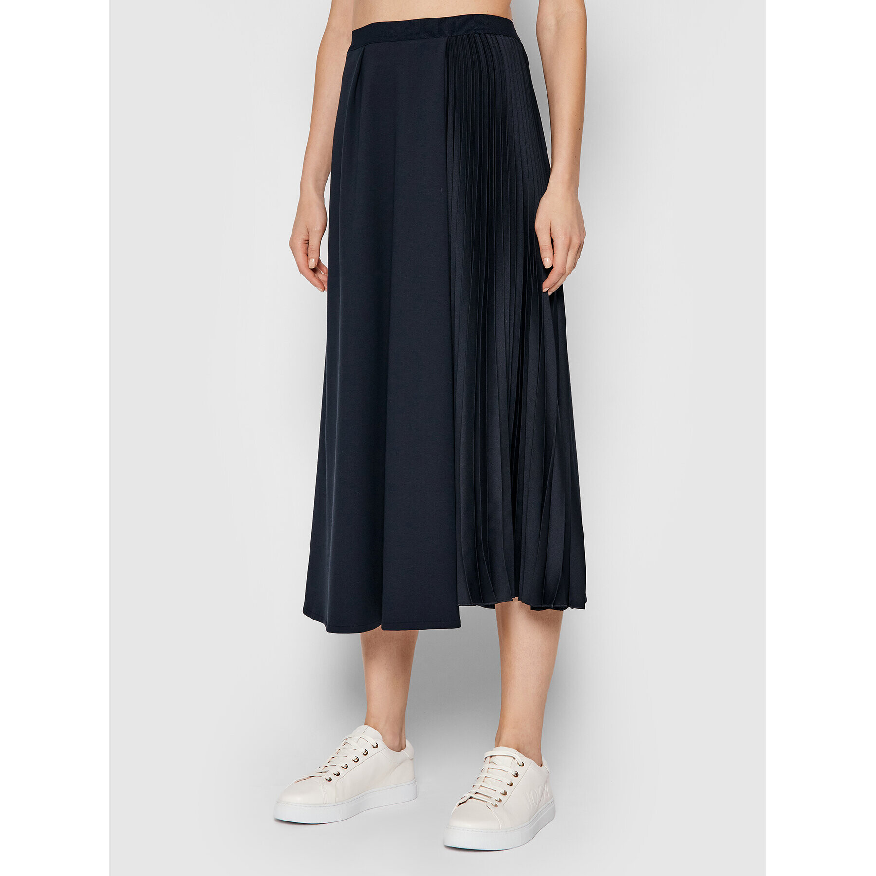 Weekend Max Mara Плисирана пола Zero 57760219 Тъмносин Regular Fit - Pepit.bg