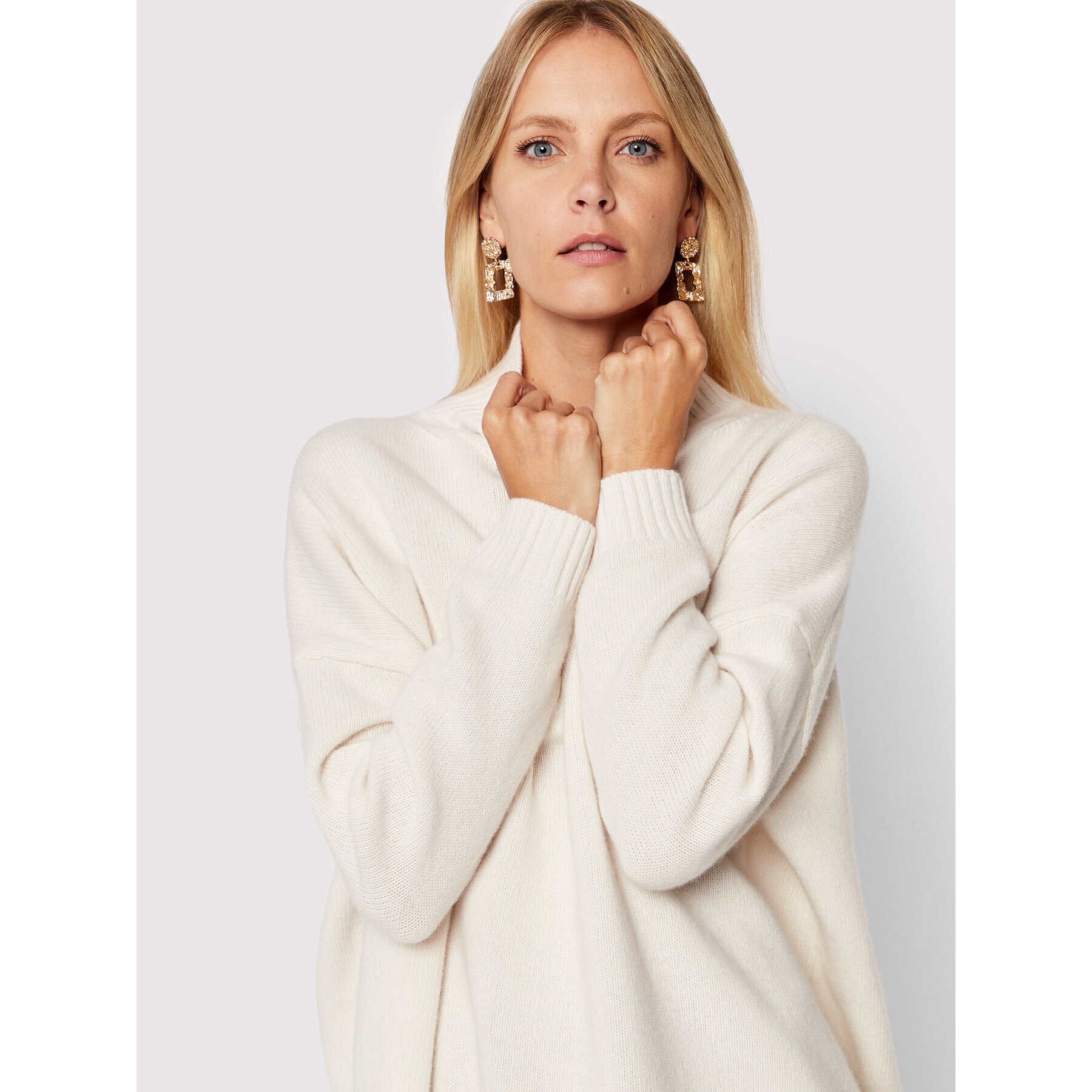 Weekend Max Mara Поло Benito 53661023 Бежов Relaxed Fit - Pepit.bg