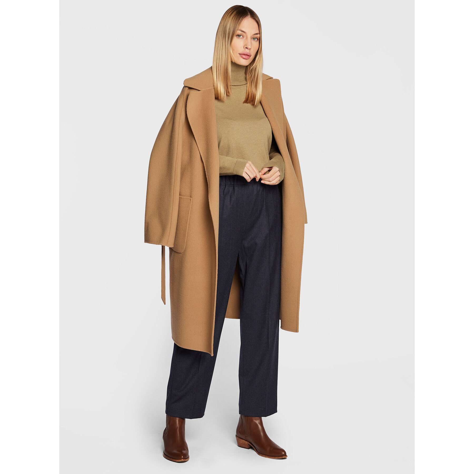Weekend Max Mara Поло Ofridi 53660323 Кафяв Regular Fit - Pepit.bg