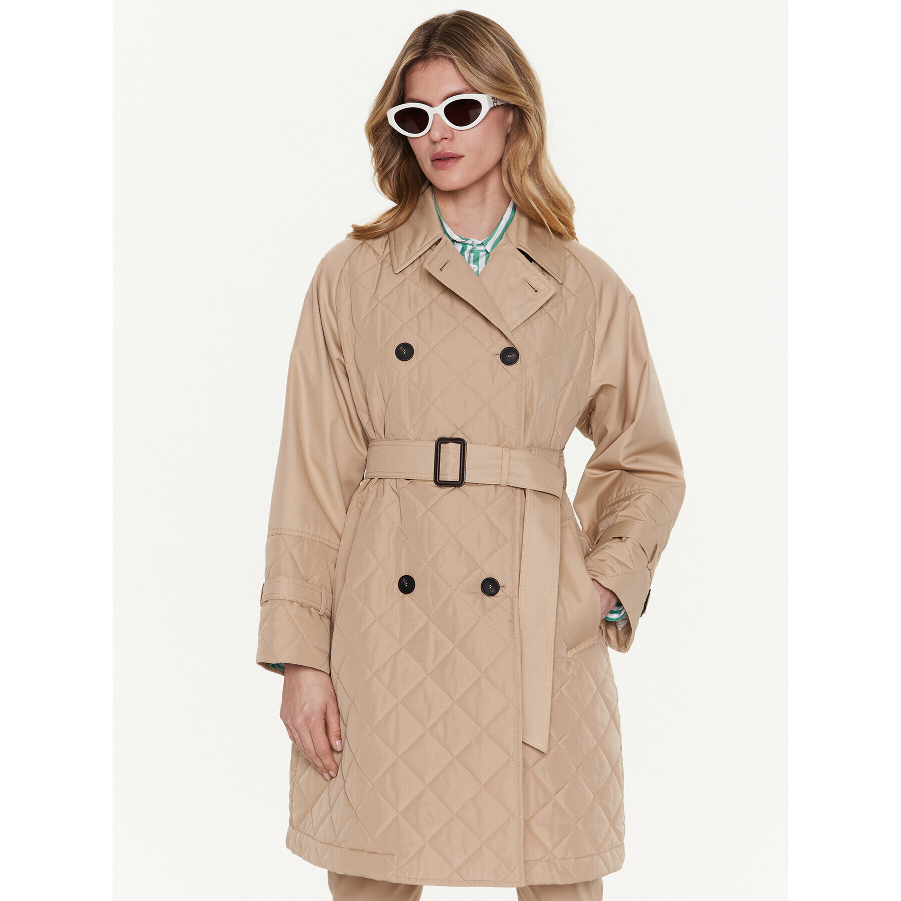 Weekend Max Mara Преходно яке Ragione 23549101 Бежов Regular Fit - Pepit.bg