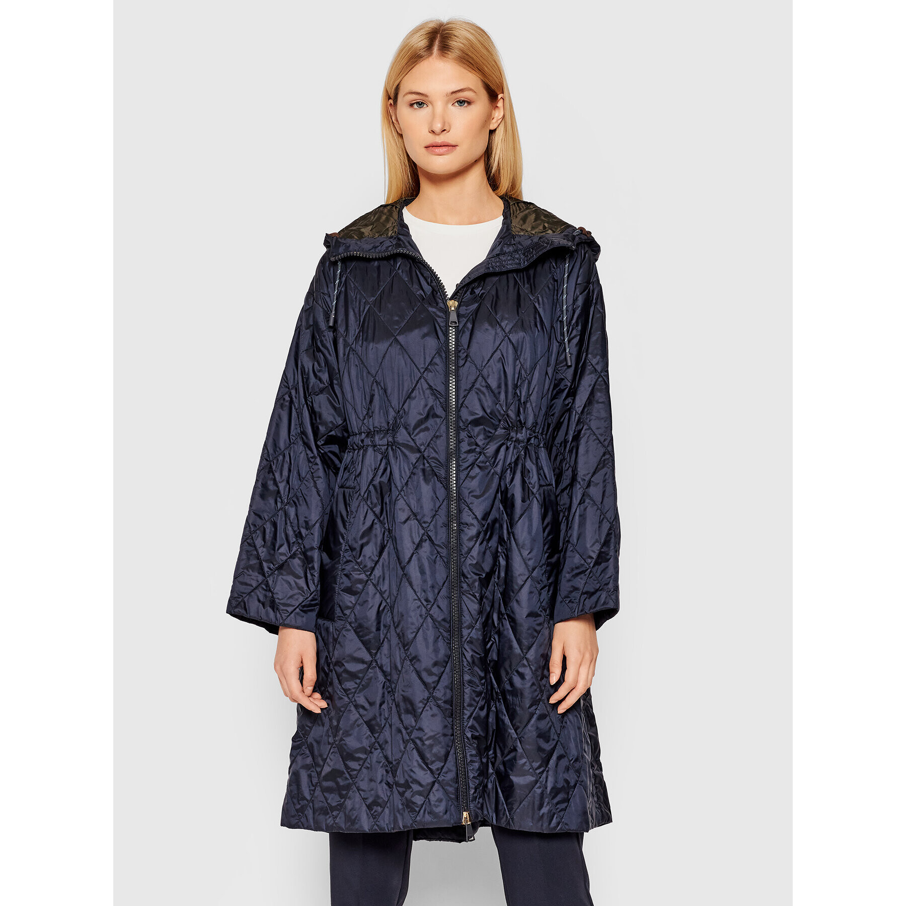 Weekend Max Mara Пухено яке Ardea 54960119 Тъмносин Regular Fit - Pepit.bg