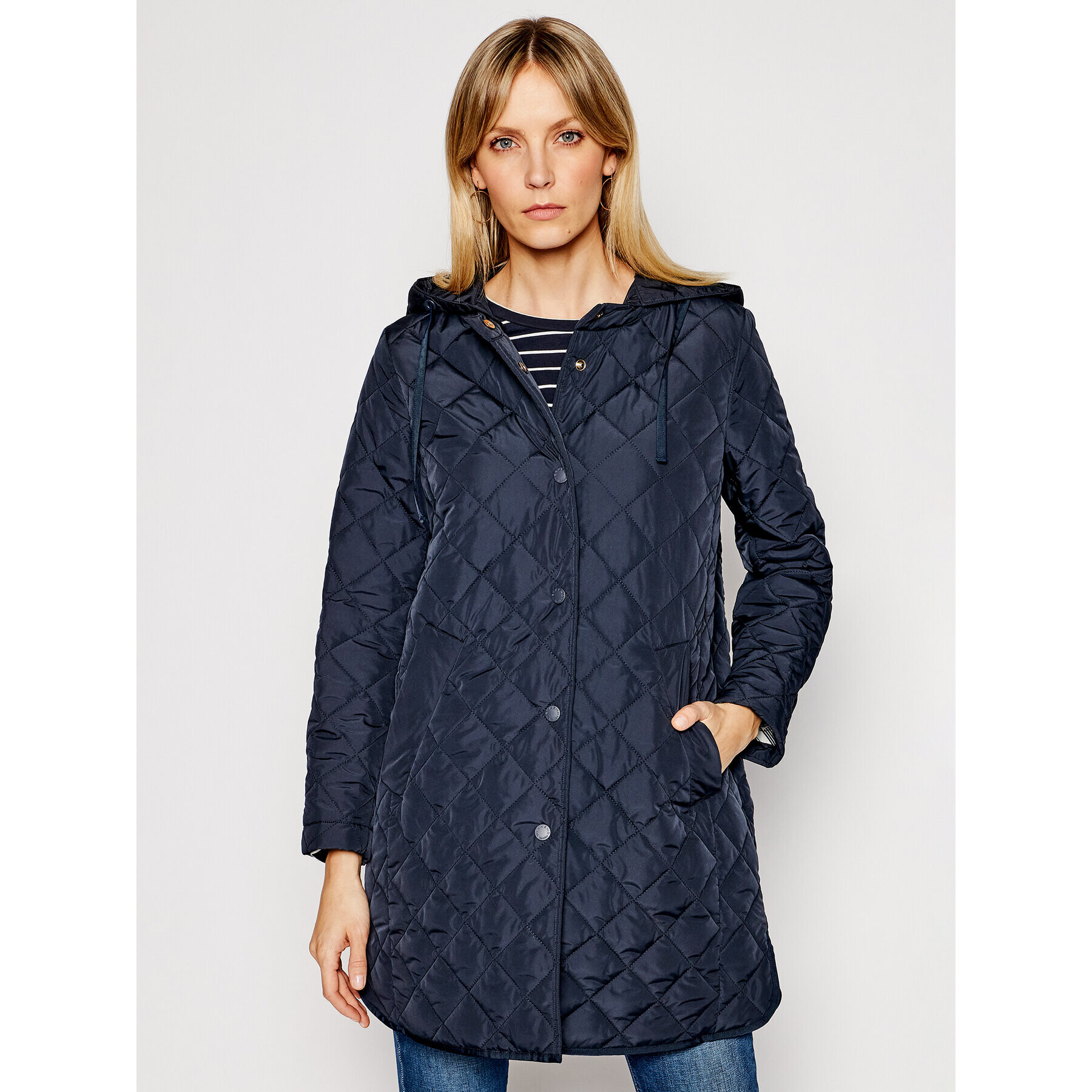 Weekend Max Mara Пухено яке Erio 54910217 Тъмносин Regular Fit - Pepit.bg