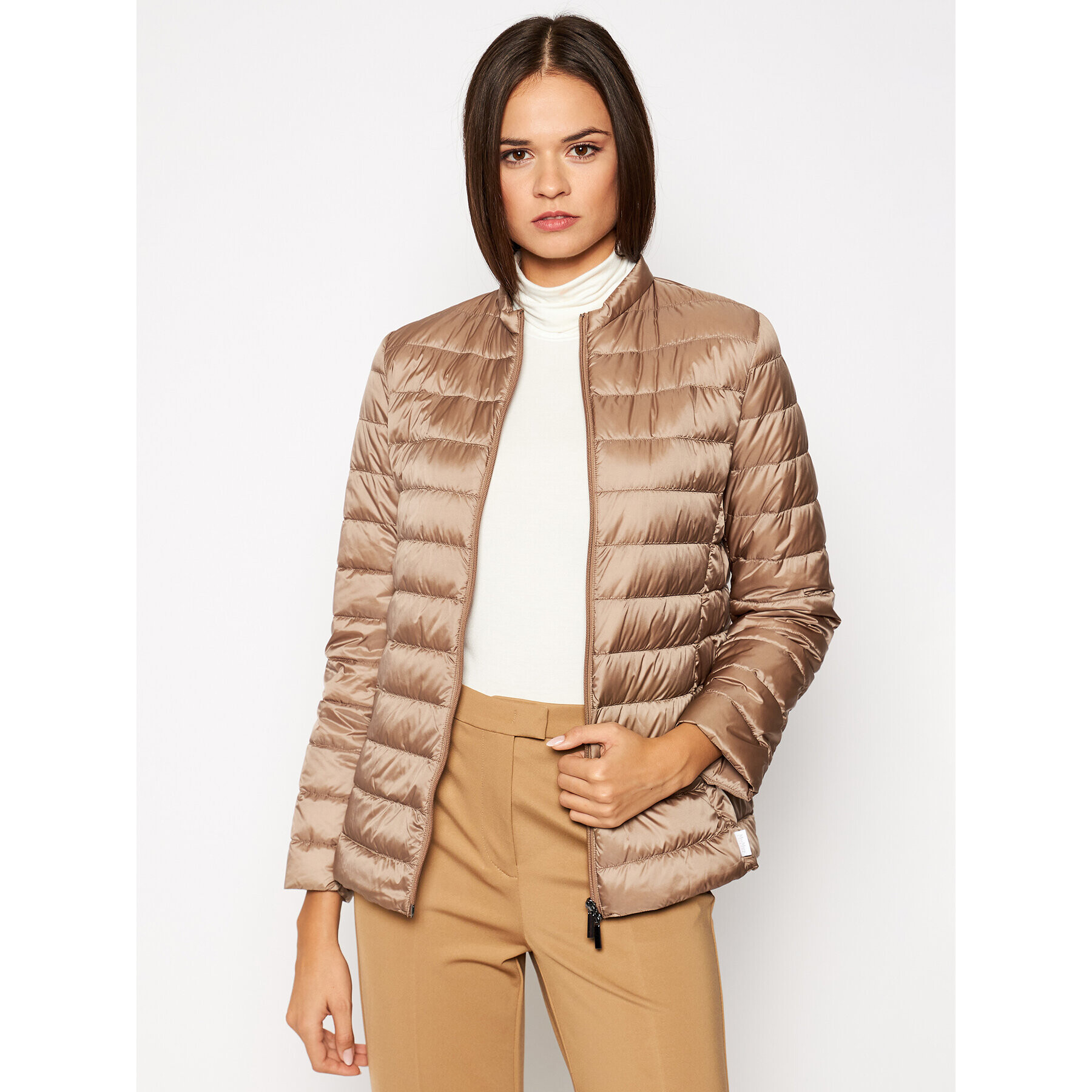 Weekend Max Mara Пухено яке Radente 34860106 Кафяв Regular Fit - Pepit.bg