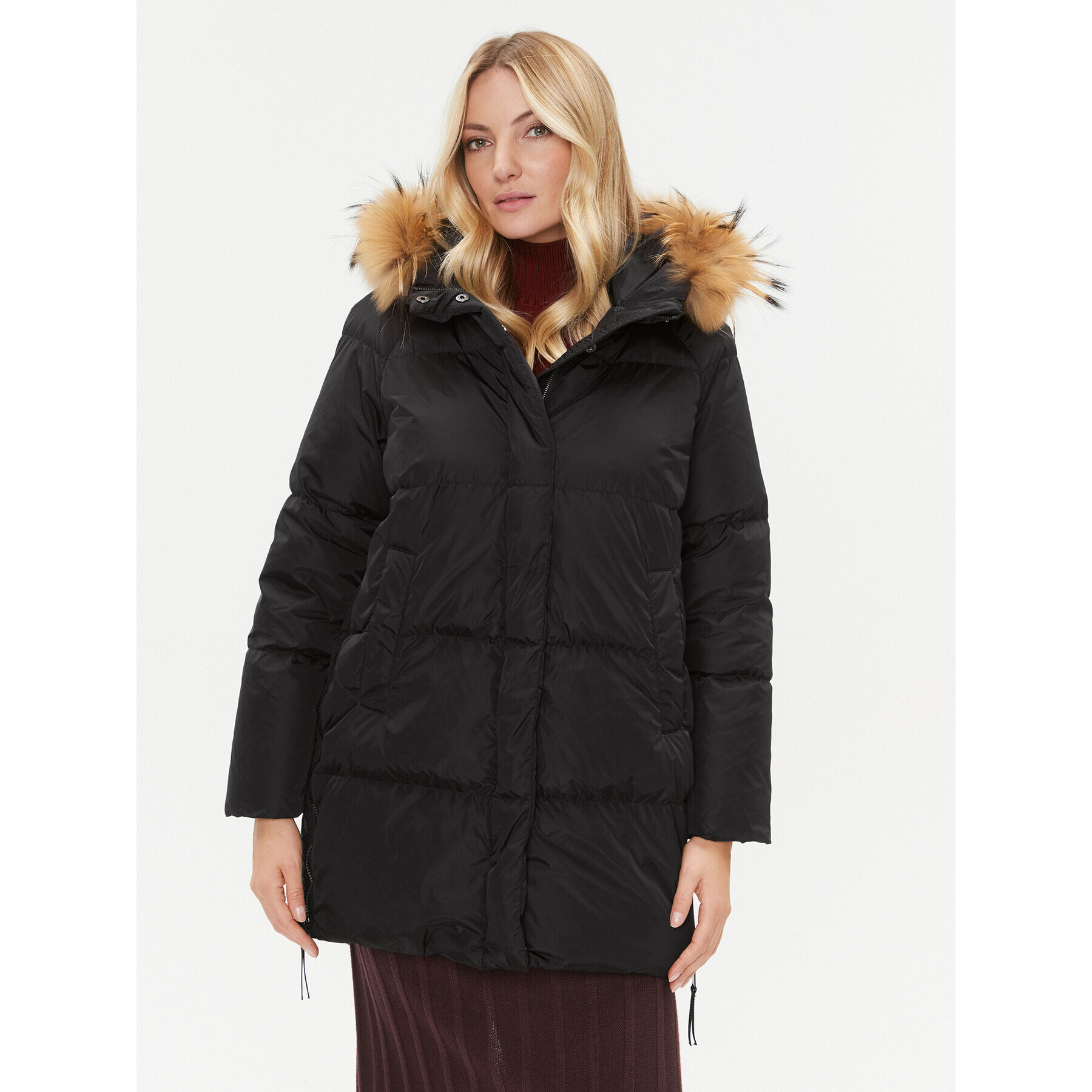 Weekend Max Mara Пухено яке Bembo 2354960633 Черен Regular Fit - Pepit.bg