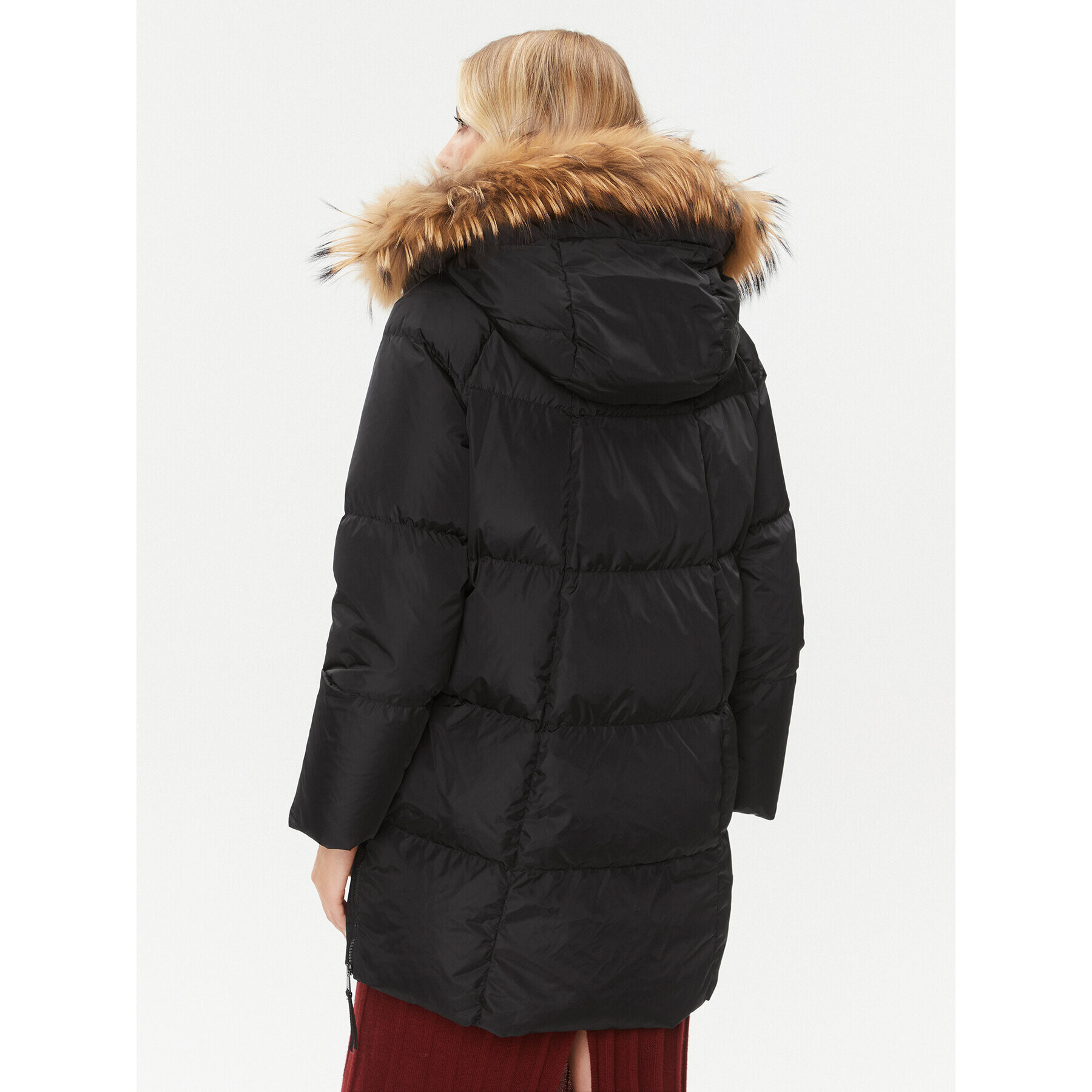 Weekend Max Mara Пухено яке Bembo 2354960633 Черен Regular Fit - Pepit.bg
