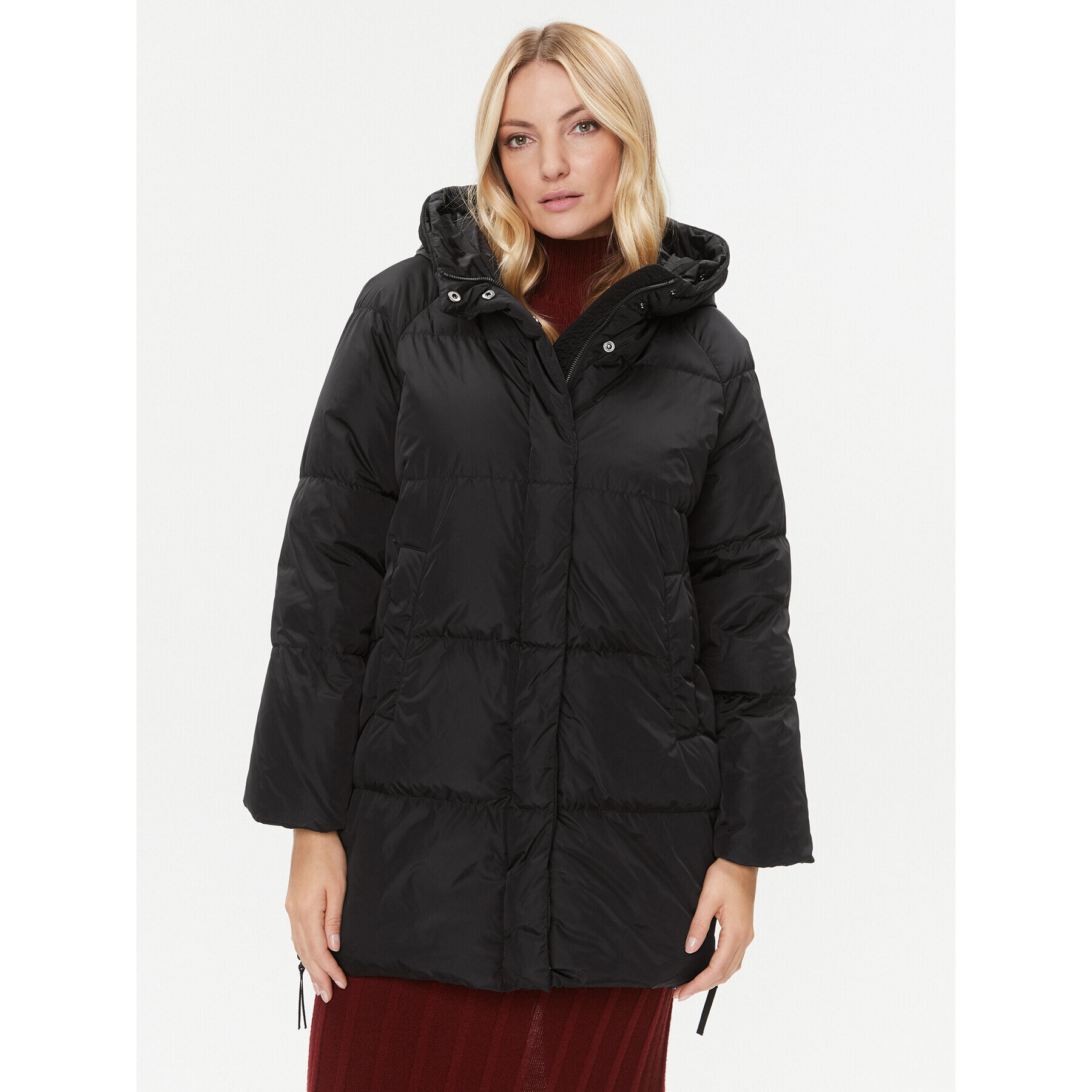 Weekend Max Mara Пухено яке Bembo 2354960633 Черен Regular Fit - Pepit.bg