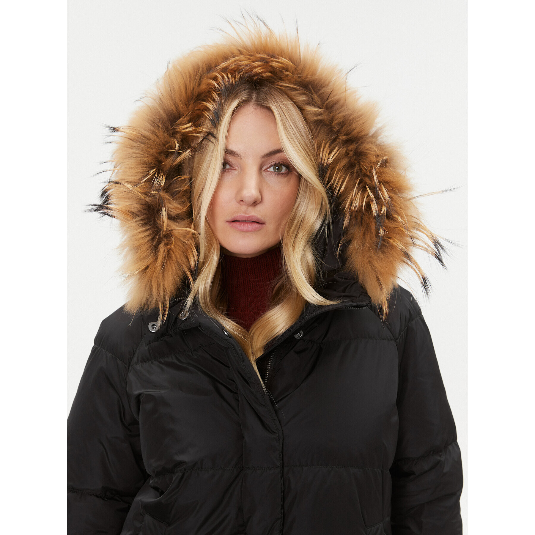 Weekend Max Mara Пухено яке Bembo 2354960633 Черен Regular Fit - Pepit.bg