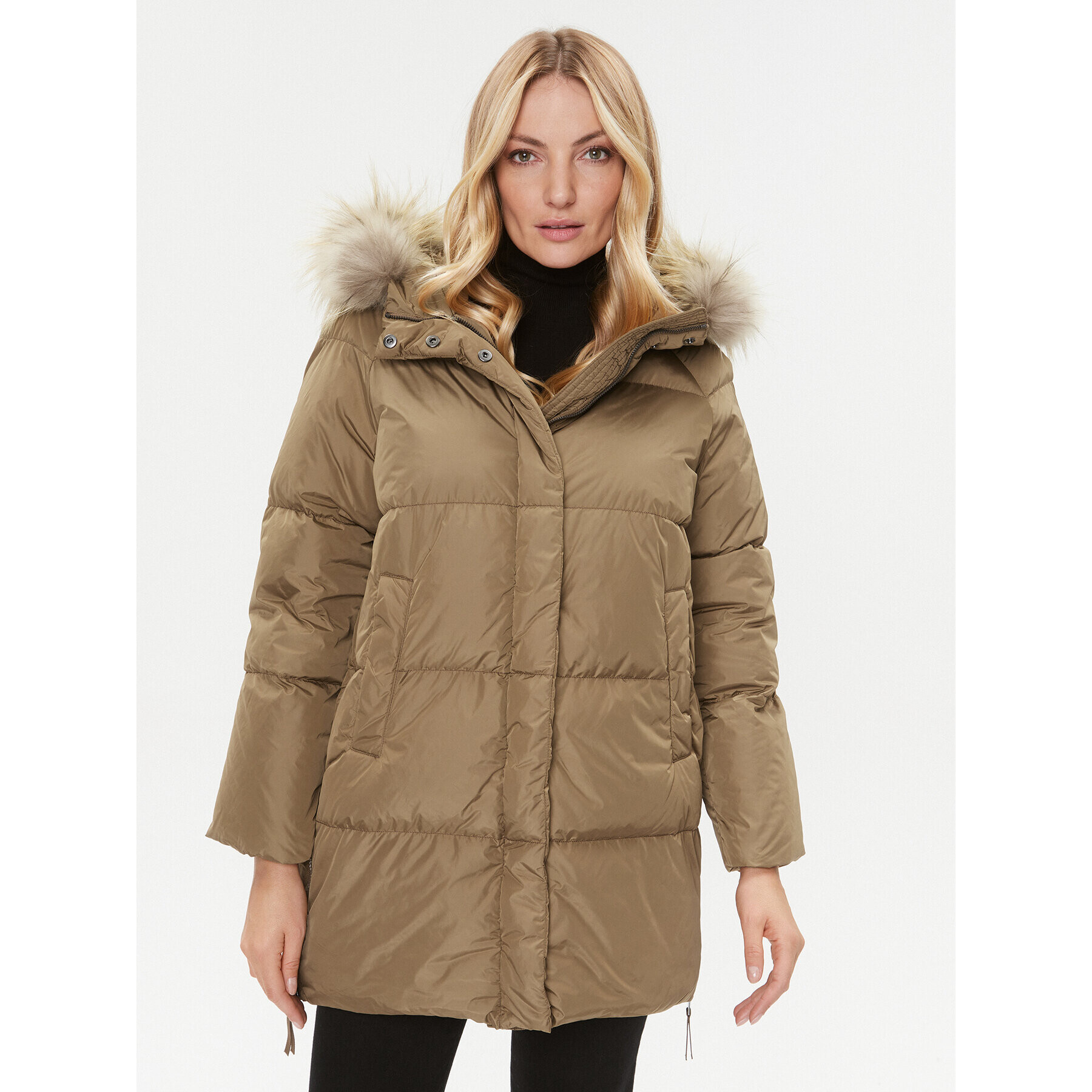 Weekend Max Mara Пухено яке Bembo 2354960633 Кафяв Regular Fit - Pepit.bg