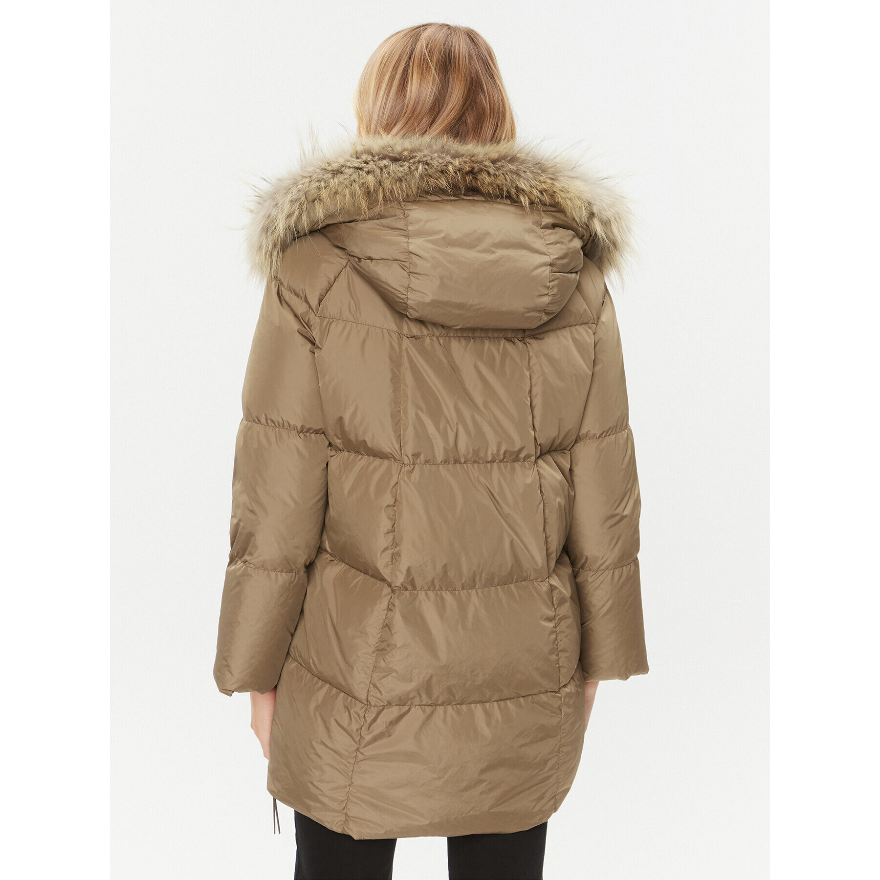 Weekend Max Mara Пухено яке Bembo 2354960633 Кафяв Regular Fit - Pepit.bg
