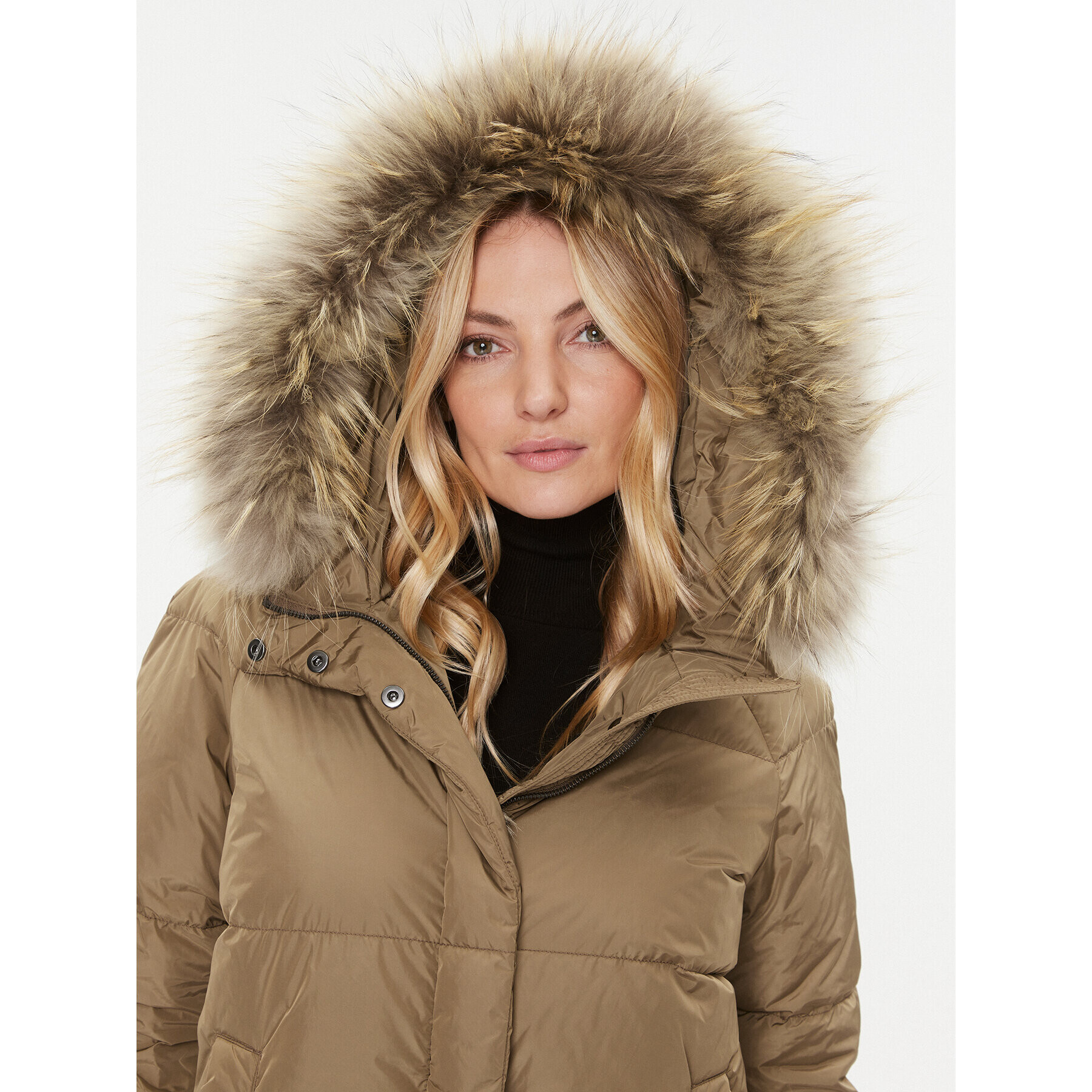 Weekend Max Mara Пухено яке Bembo 2354960633 Кафяв Regular Fit - Pepit.bg