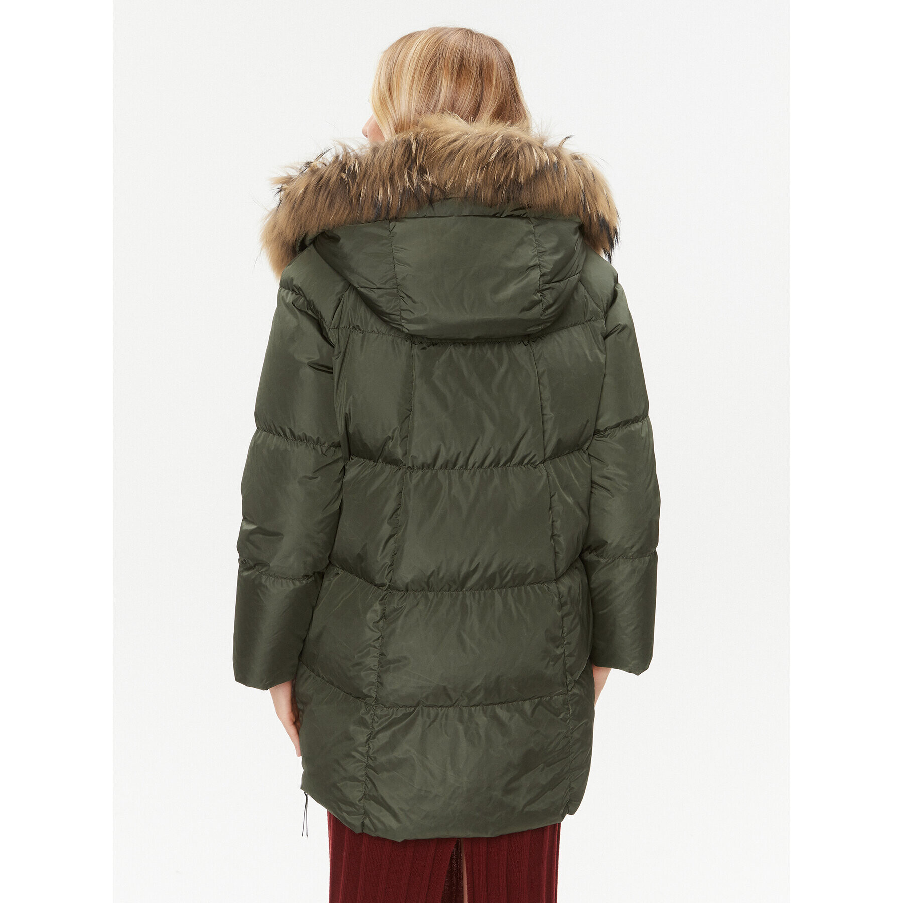 Weekend Max Mara Пухено яке Bembo 2354960633 Зелен Regular Fit - Pepit.bg