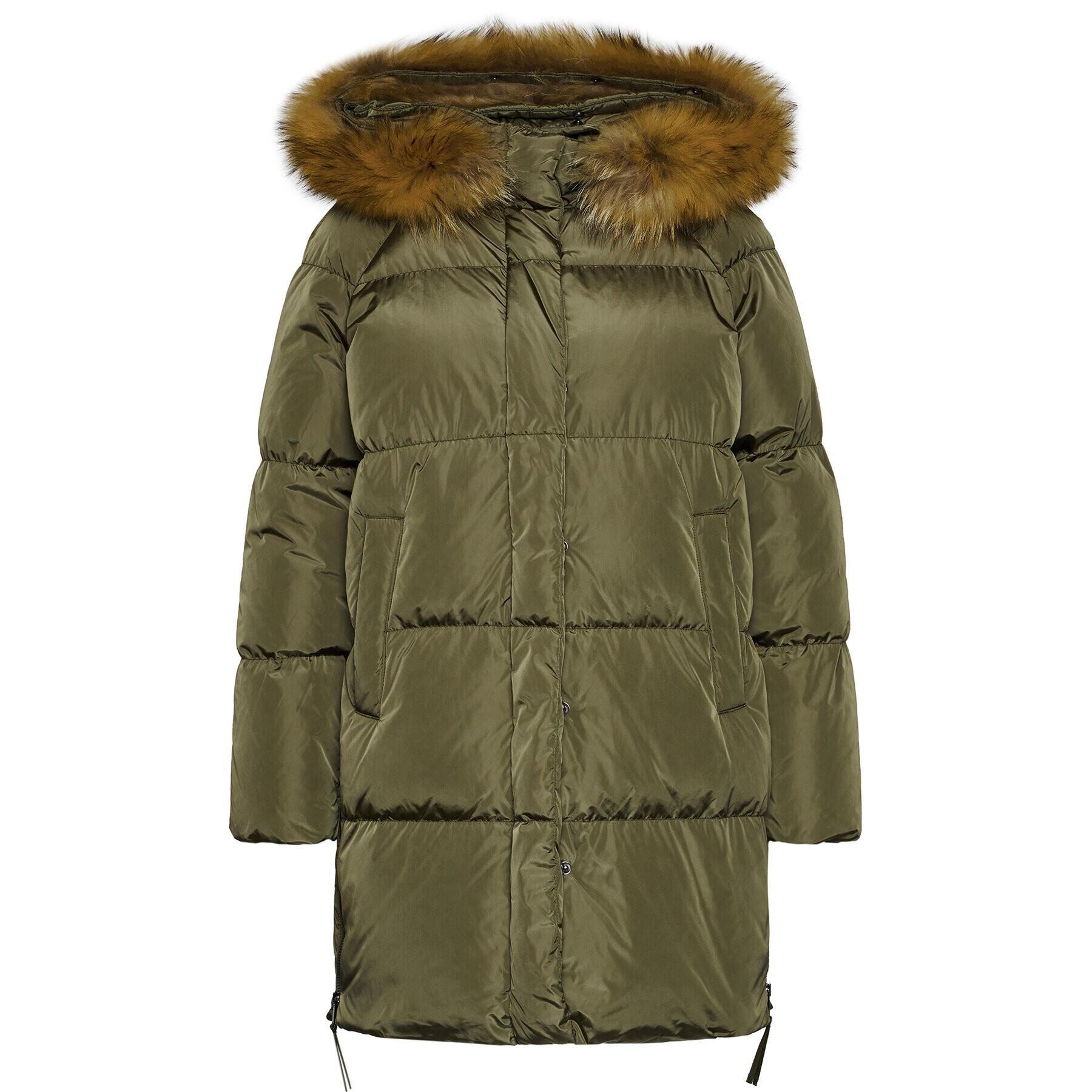 Weekend Max Mara Пухено яке Bembo 54961003 Зелен Regular Fit - Pepit.bg