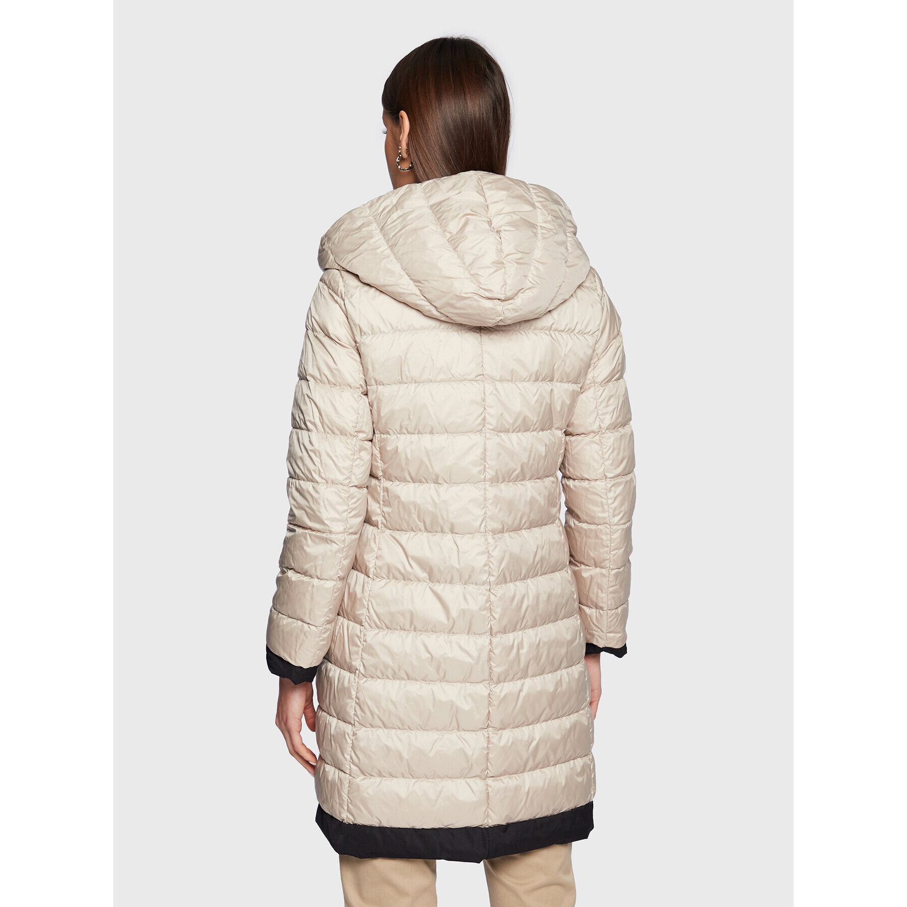 Weekend Max Mara Пухено яке Eguale 54961023 Черен Regular Fit - Pepit.bg