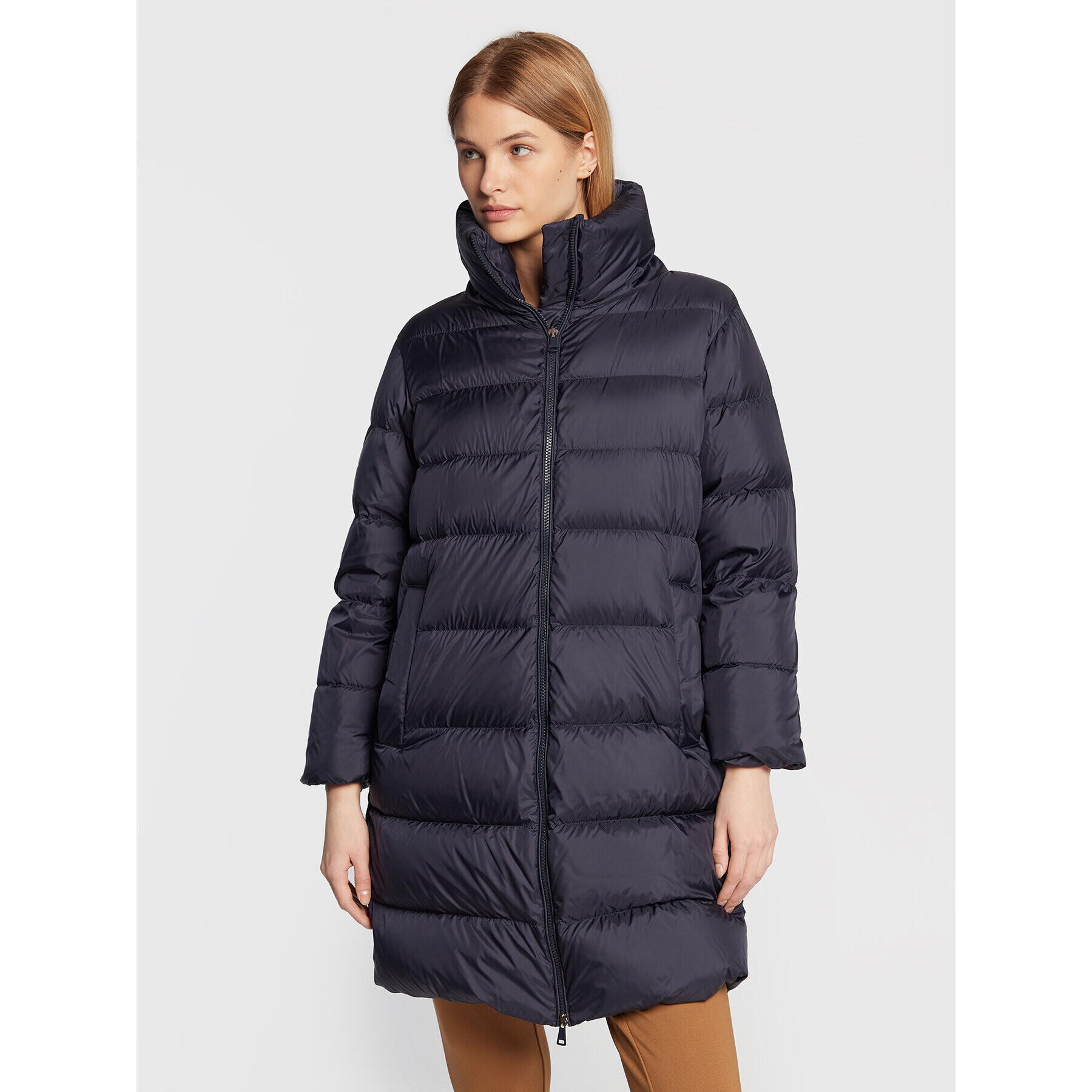 Weekend Max Mara Пухено яке Lamine 54960823 Тъмносин Regular Fit - Pepit.bg