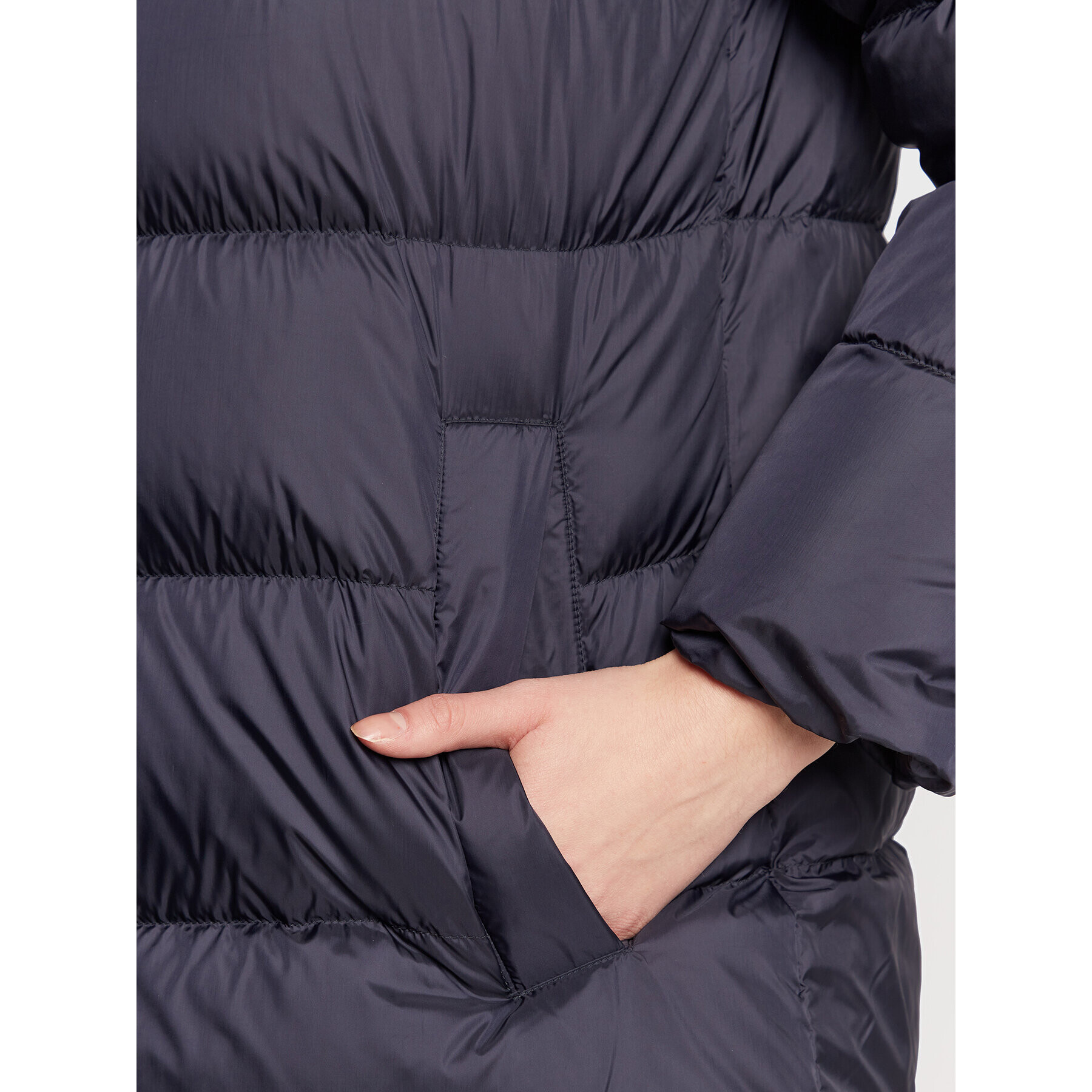 Weekend Max Mara Пухено яке Lamine 54960823 Тъмносин Regular Fit - Pepit.bg