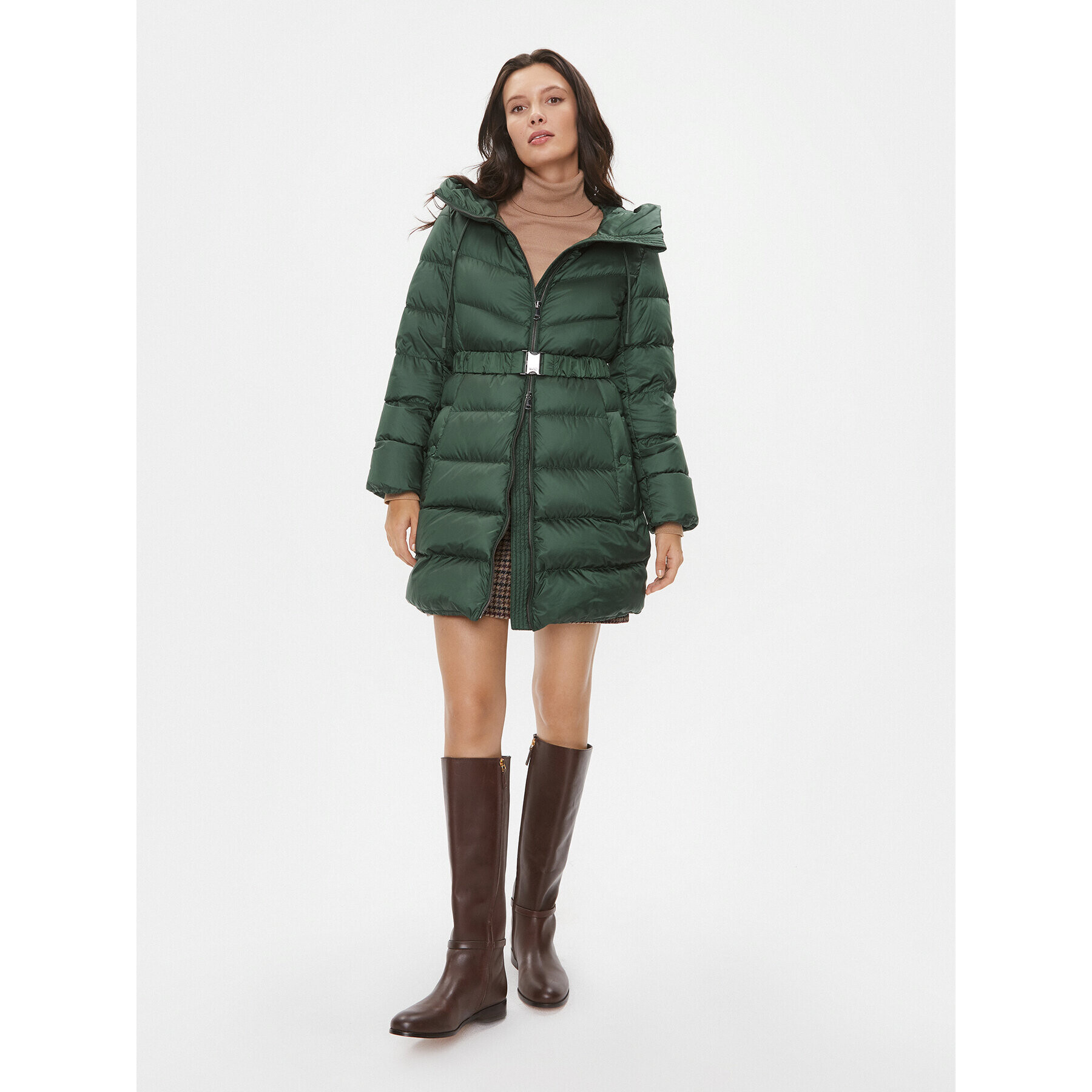 Weekend Max Mara Пухено яке Mia 2354960433 Зелен Regular Fit - Pepit.bg