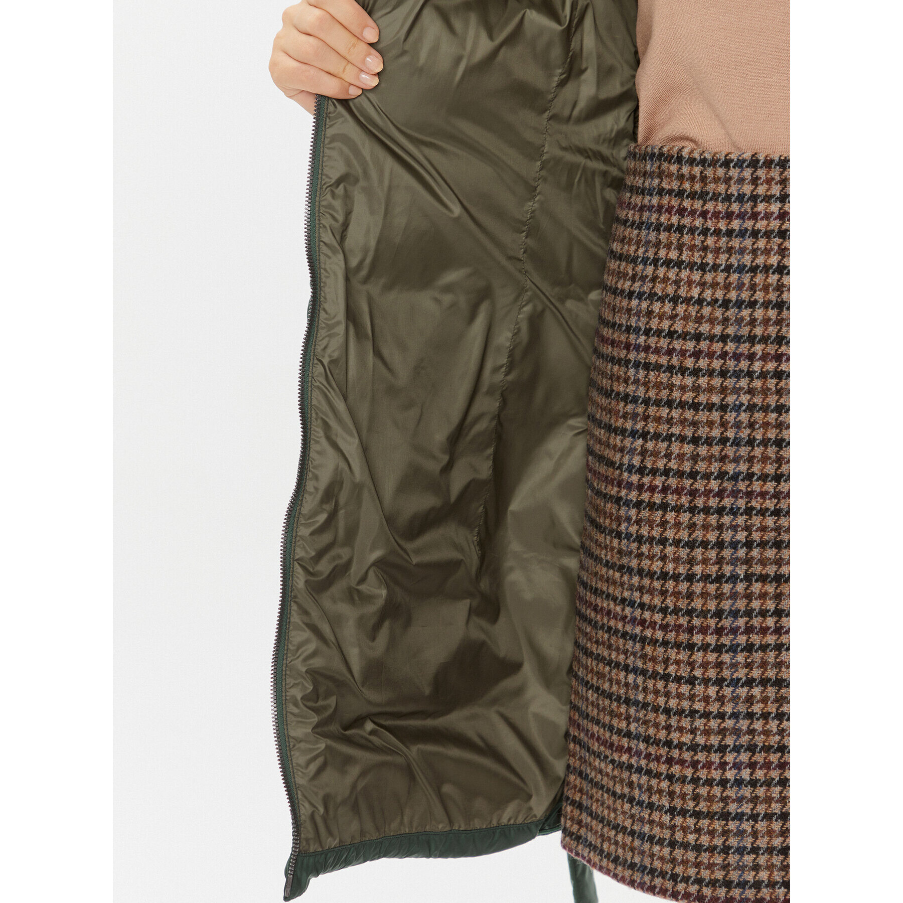 Weekend Max Mara Пухено яке Mia 2354960433 Зелен Regular Fit - Pepit.bg