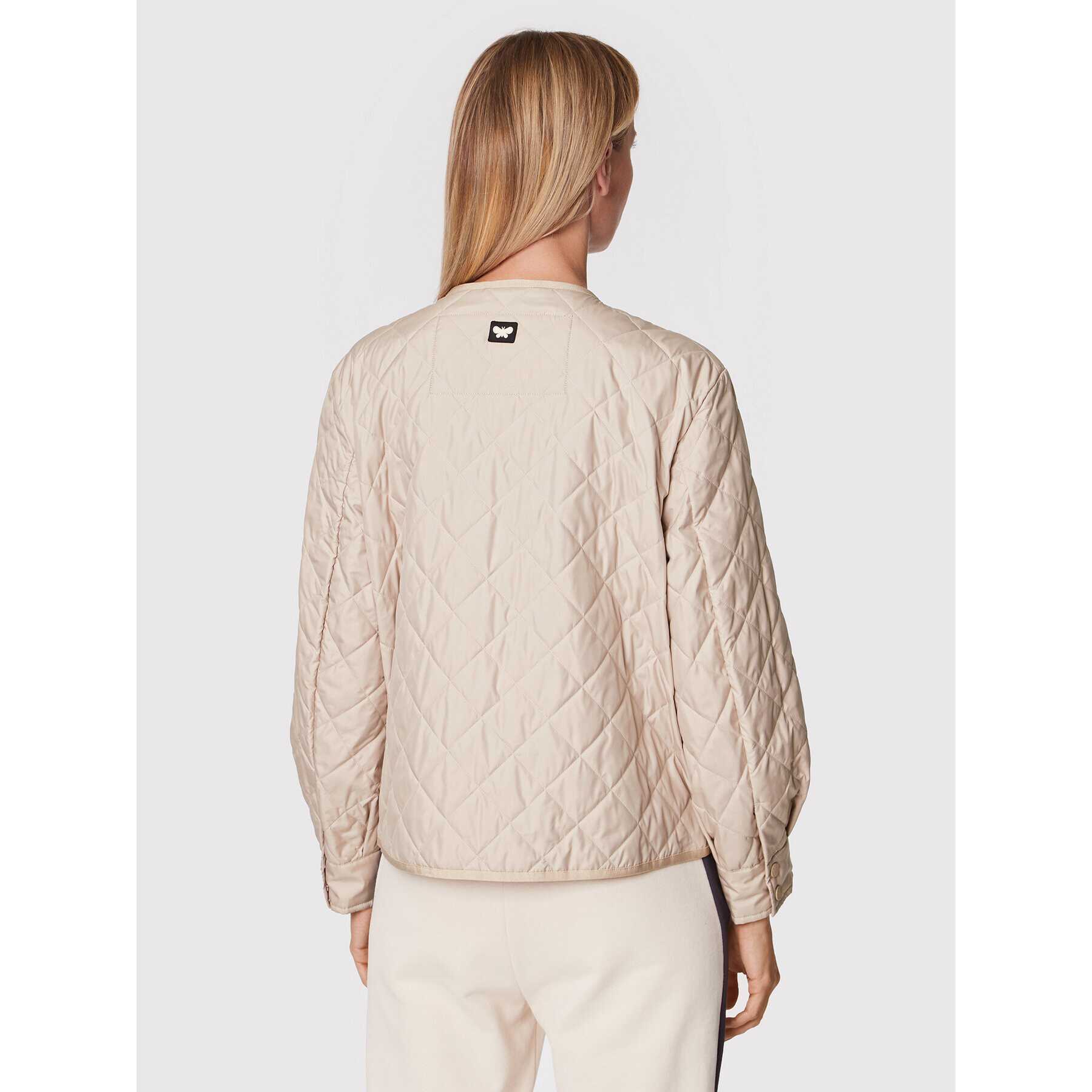 Weekend Max Mara Пухено яке Omero 54860129 Бежов Relaxed Fit - Pepit.bg