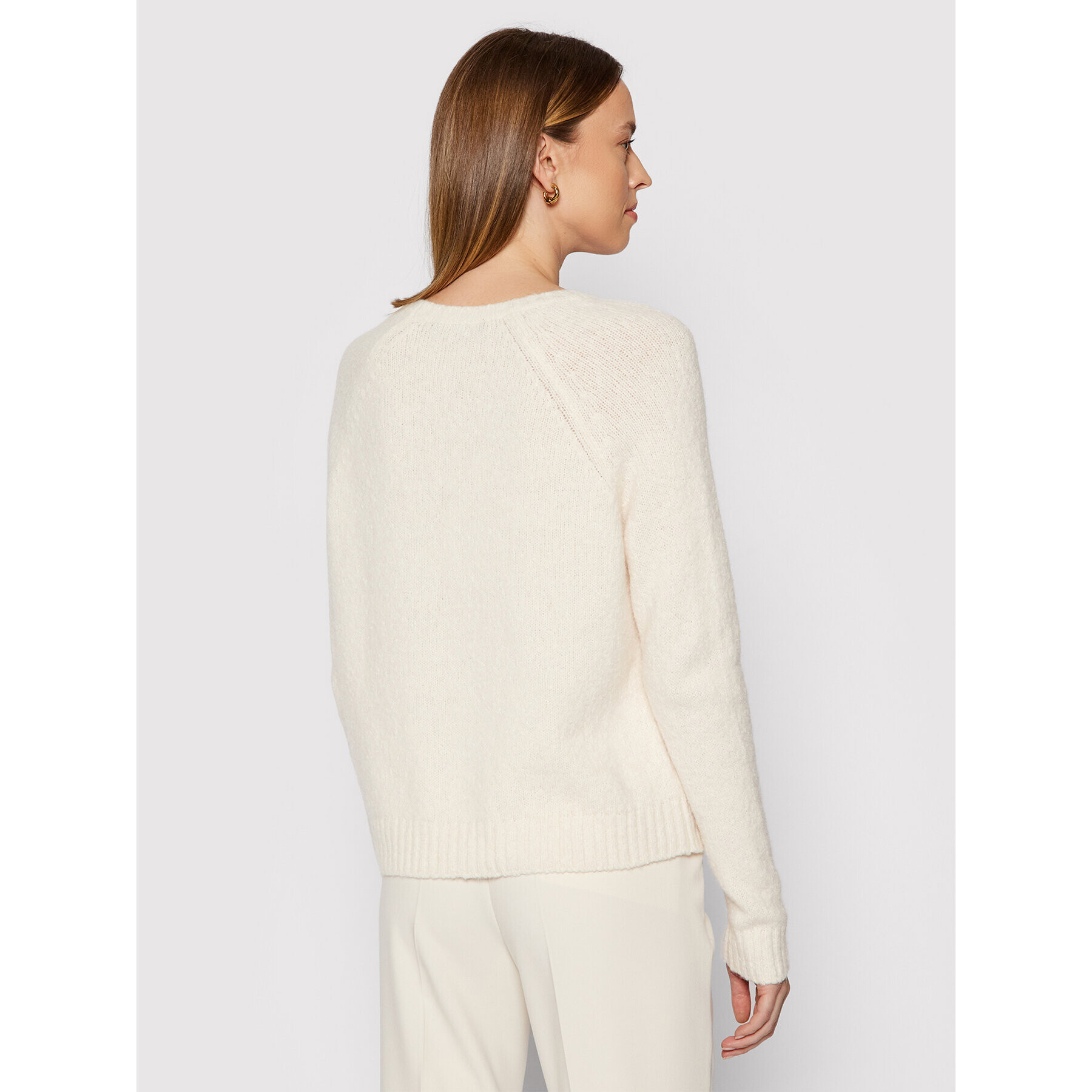 Weekend Max Mara Пуловер Geo 53661319 Бежов Relaxed Fit - Pepit.bg