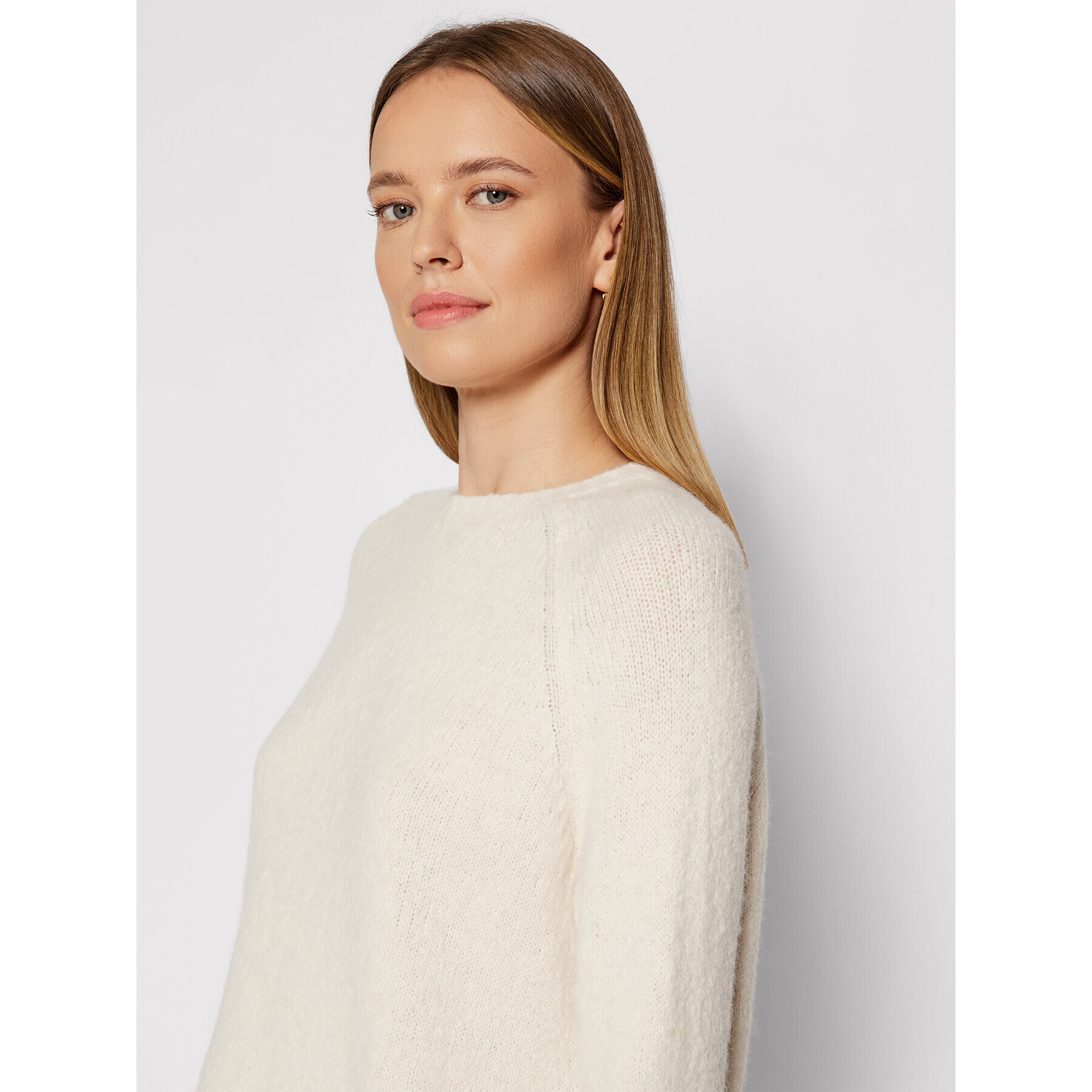 Weekend Max Mara Пуловер Geo 53661319 Бежов Relaxed Fit - Pepit.bg