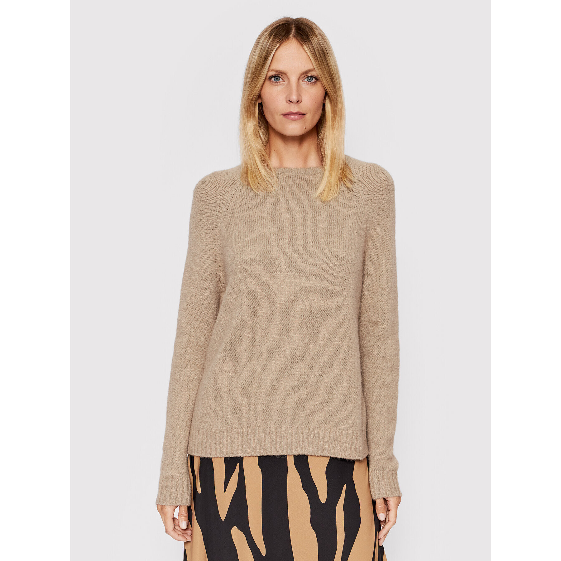 Weekend Max Mara Пуловер Ghiacci 53661229 Кафяв Regular Fit - Pepit.bg