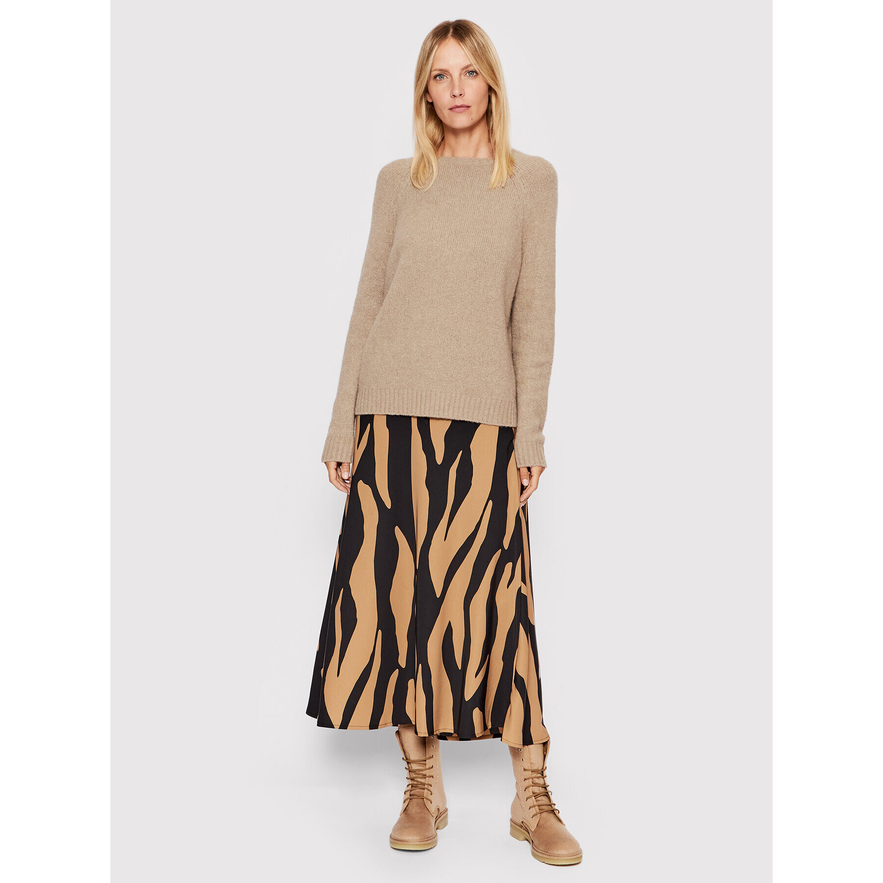 Weekend Max Mara Пуловер Ghiacci 53661229 Кафяв Regular Fit - Pepit.bg
