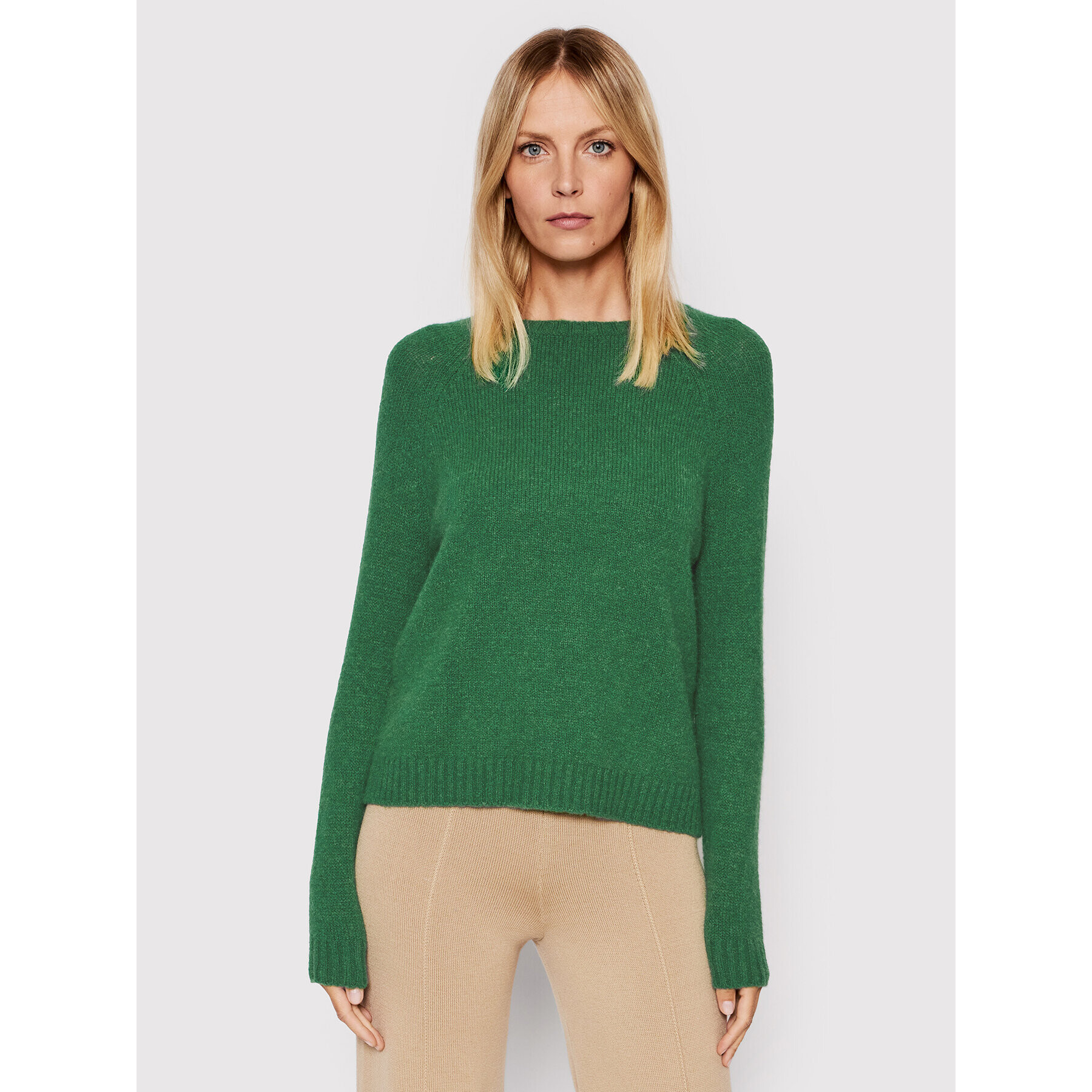 Weekend Max Mara Пуловер Ghiacci 53661229 Зелен Regular Fit - Pepit.bg