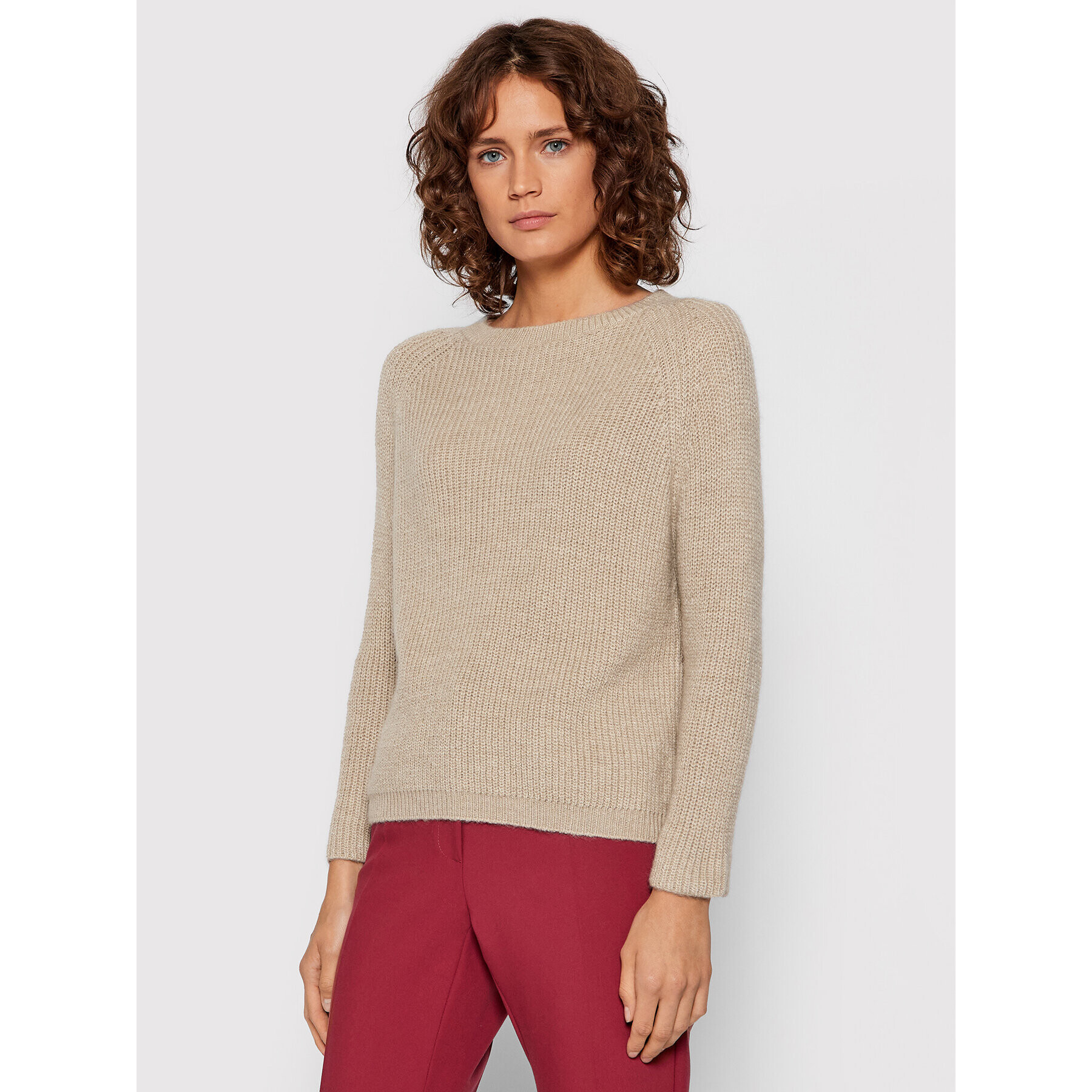 Weekend Max Mara Пуловер Lisotte 53661213 Кафяв Regular Fit - Pepit.bg