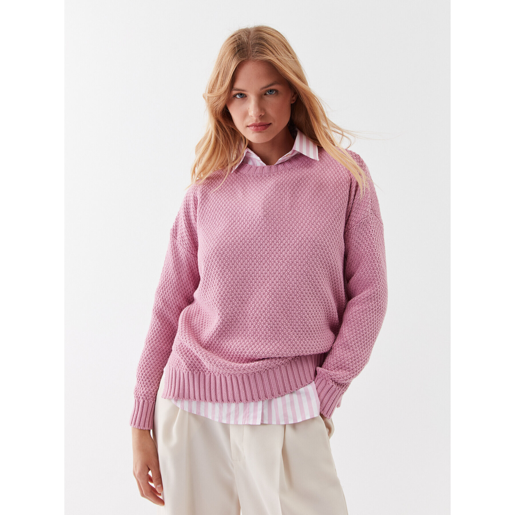 Weekend Max Mara Пуловер Maremar 23536613 Розов Regular Fit - Pepit.bg