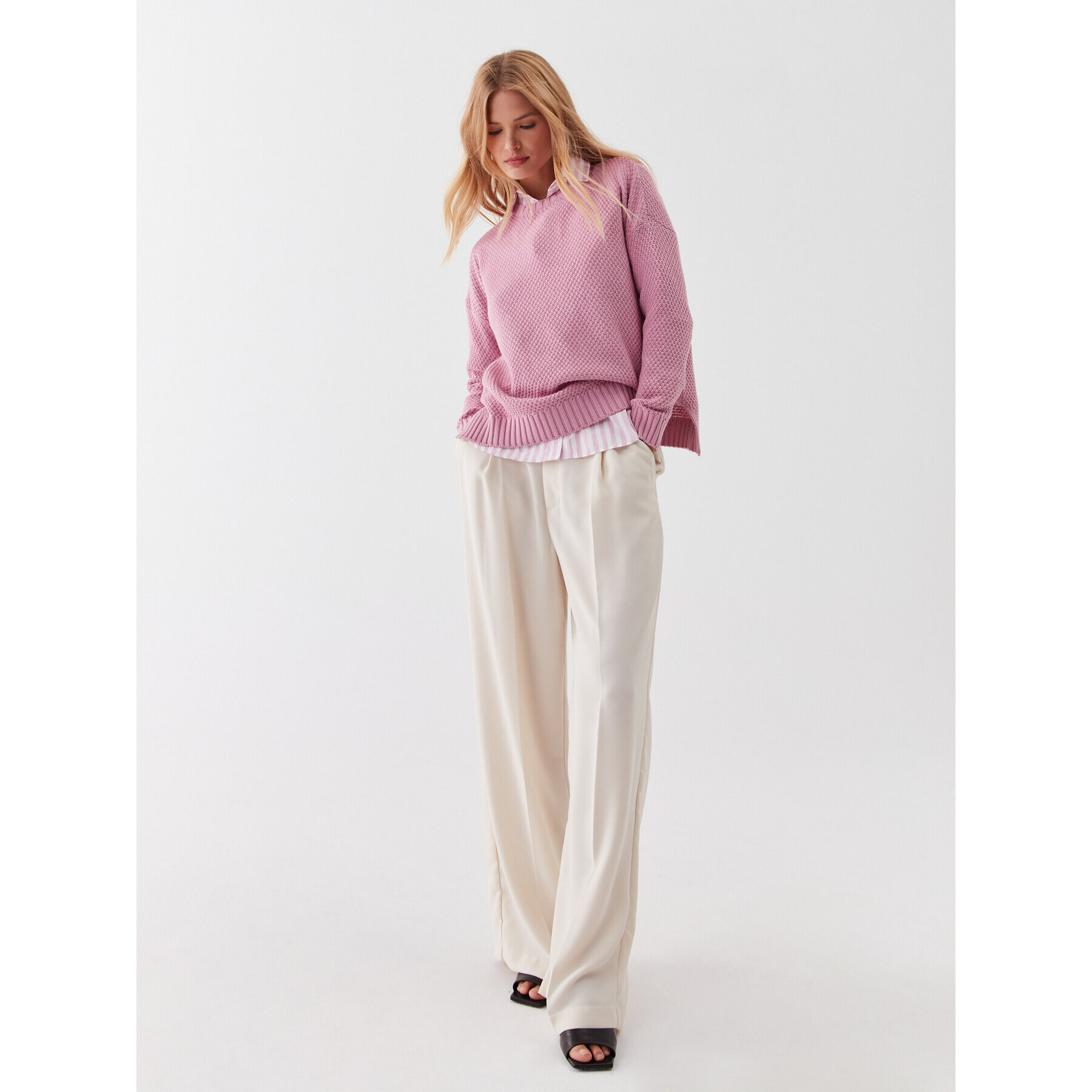 Weekend Max Mara Пуловер Maremar 23536613 Розов Regular Fit - Pepit.bg