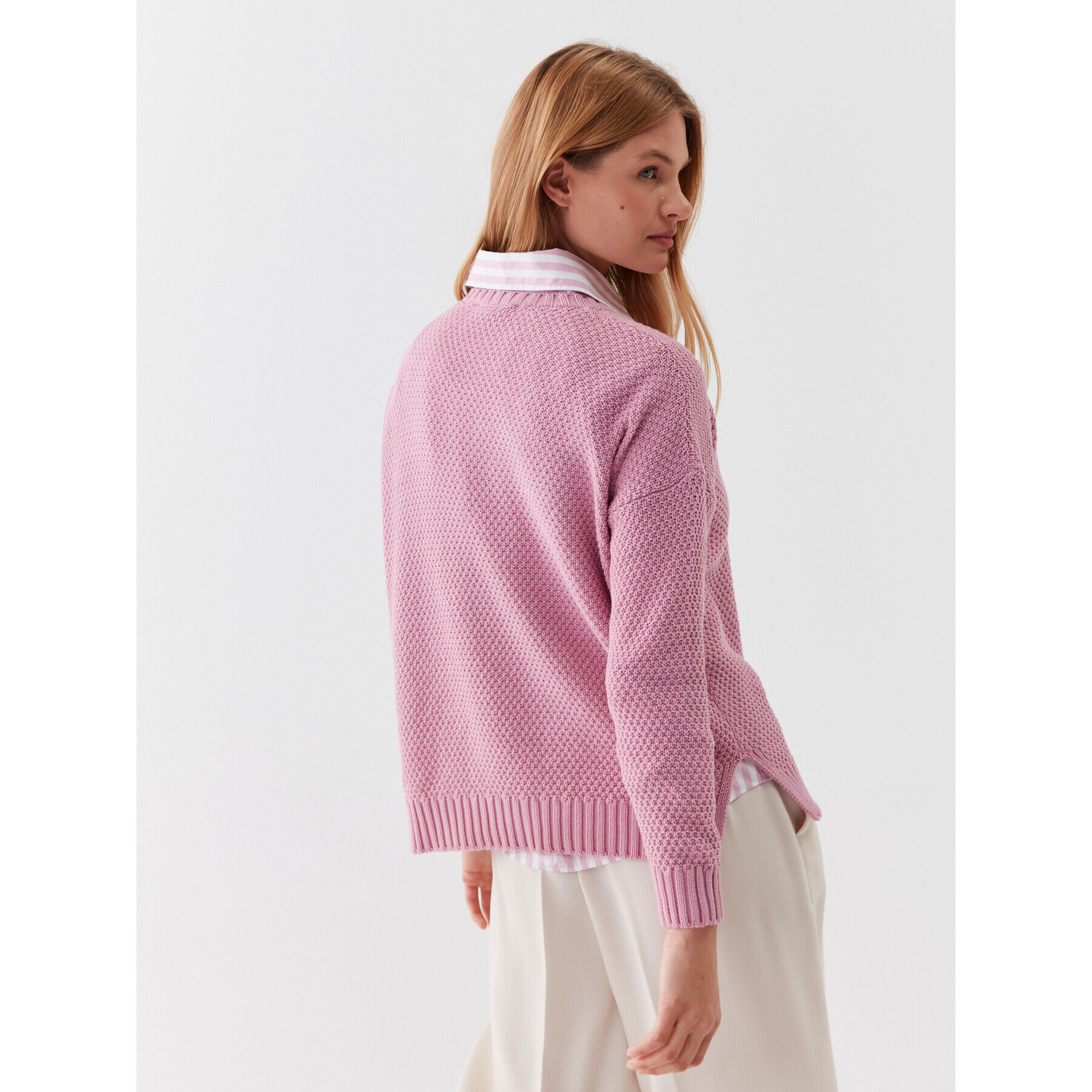 Weekend Max Mara Пуловер Maremar 23536613 Розов Regular Fit - Pepit.bg