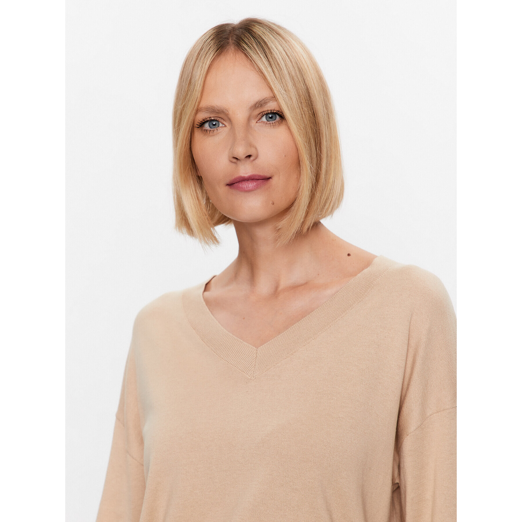 Weekend Max Mara Пуловер Martina 23536609 Бежов Regular Fit - Pepit.bg