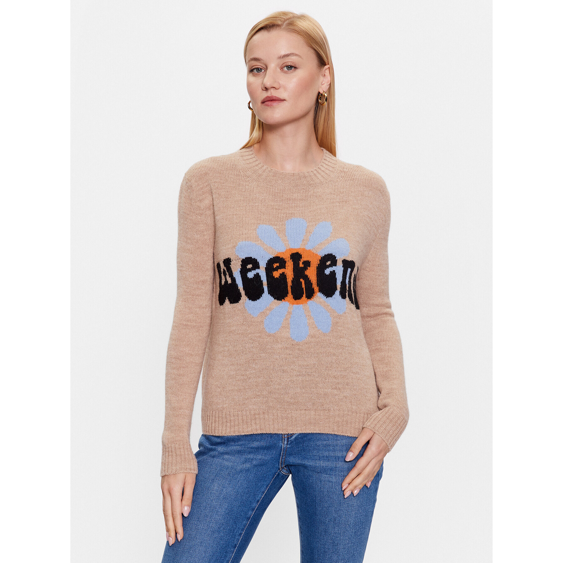 Weekend Max Mara Пуловер Toscana 2353662139 Бежов Regular Fit - Pepit.bg