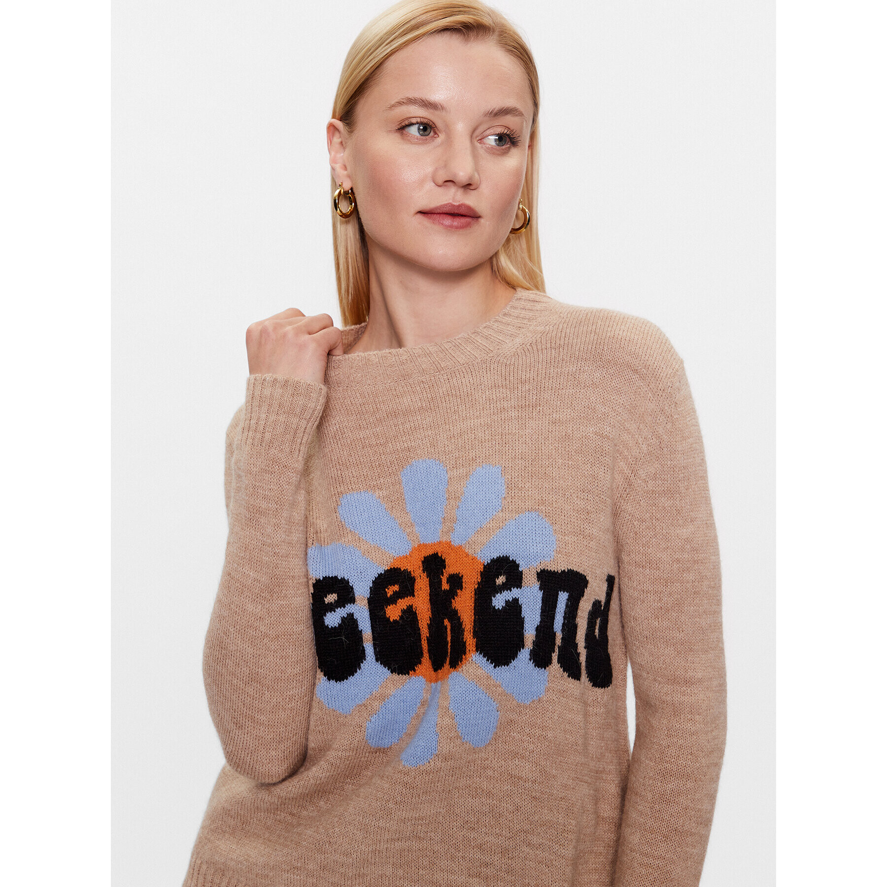 Weekend Max Mara Пуловер Toscana 2353662139 Бежов Regular Fit - Pepit.bg