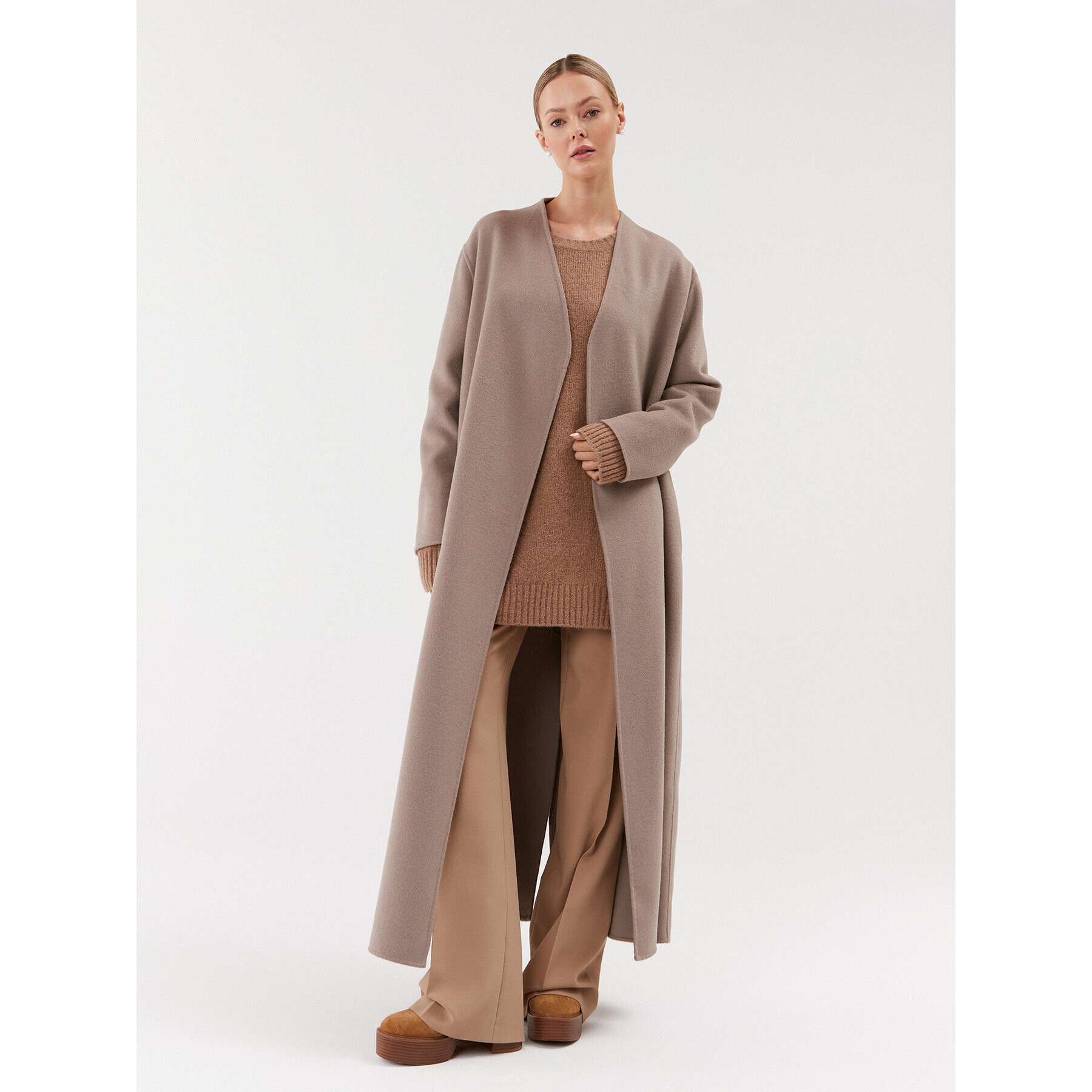 Weekend Max Mara Пуловер Xanadu 23536611 Бежов Relaxed Fit - Pepit.bg