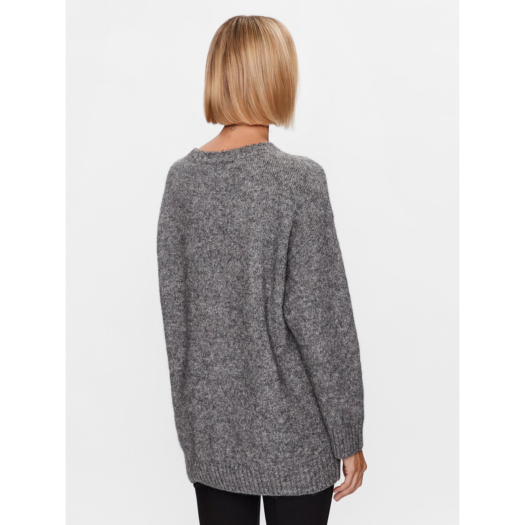 Weekend Max Mara Пуловер Xanadu 23536611 Сив Relaxed Fit - Pepit.bg